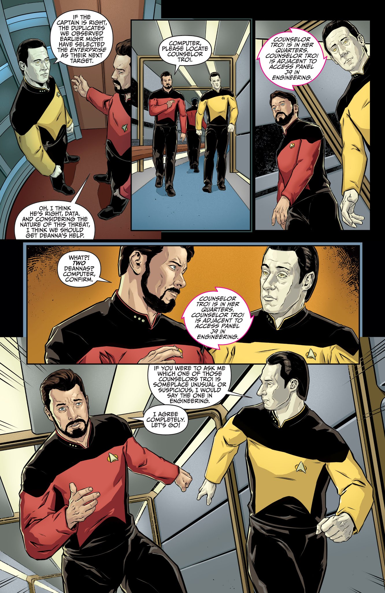 Read online Star Trek: The Next Generation: Through the Mirror comic -  Issue #4 - 5