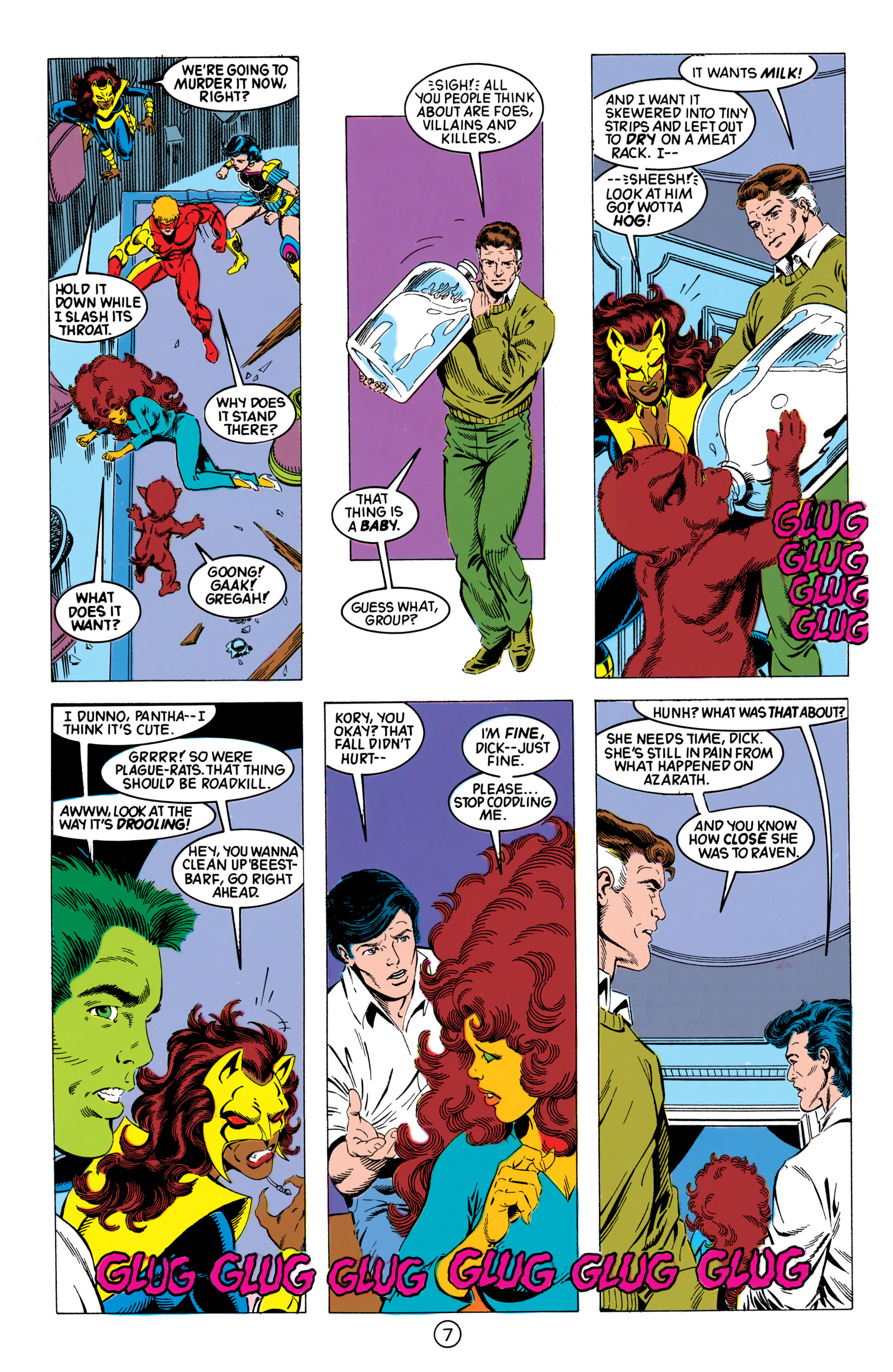 Read online The New Titans (1988) comic -  Issue #86 - 7