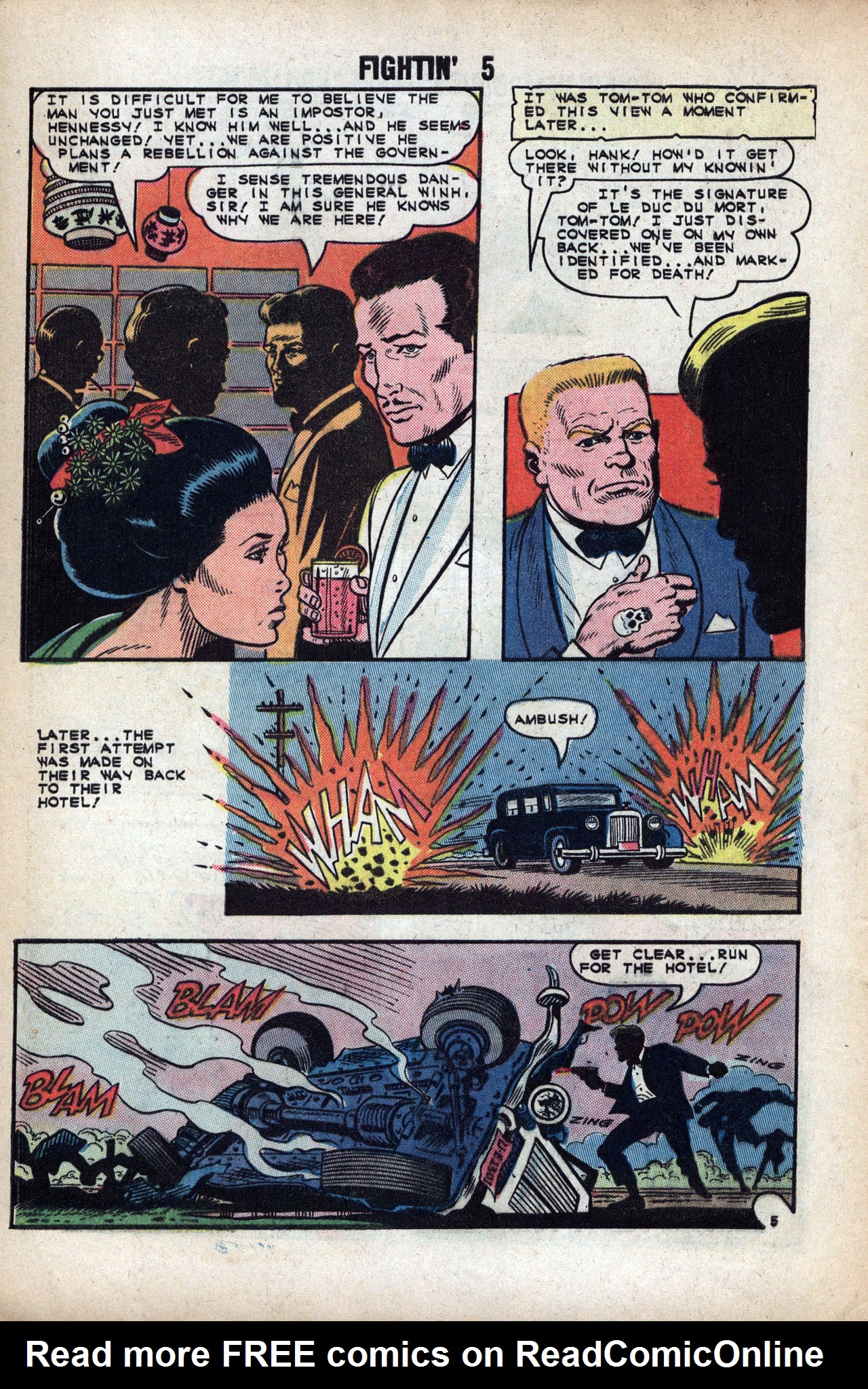 Read online The Fightin' 5 comic -  Issue #31 - 8