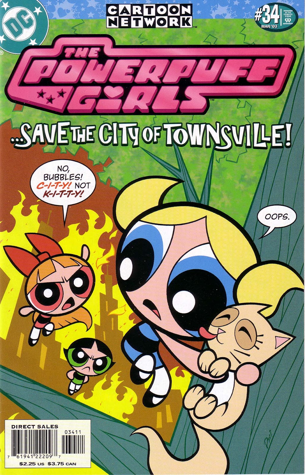 The Powerpuff Girls issue 34 - Page 1