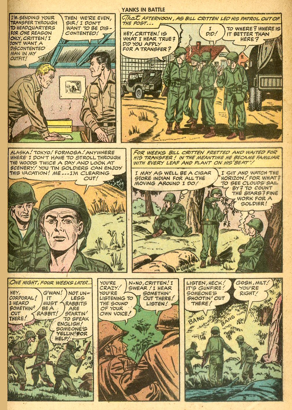 Read online Yanks In Battle comic -  Issue #1 - 29