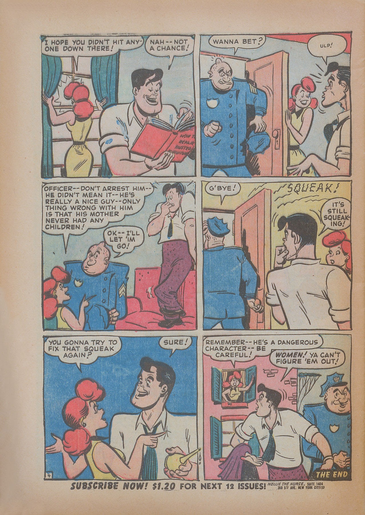 Read online Nellie The Nurse (1945) comic -  Issue #30 - 32