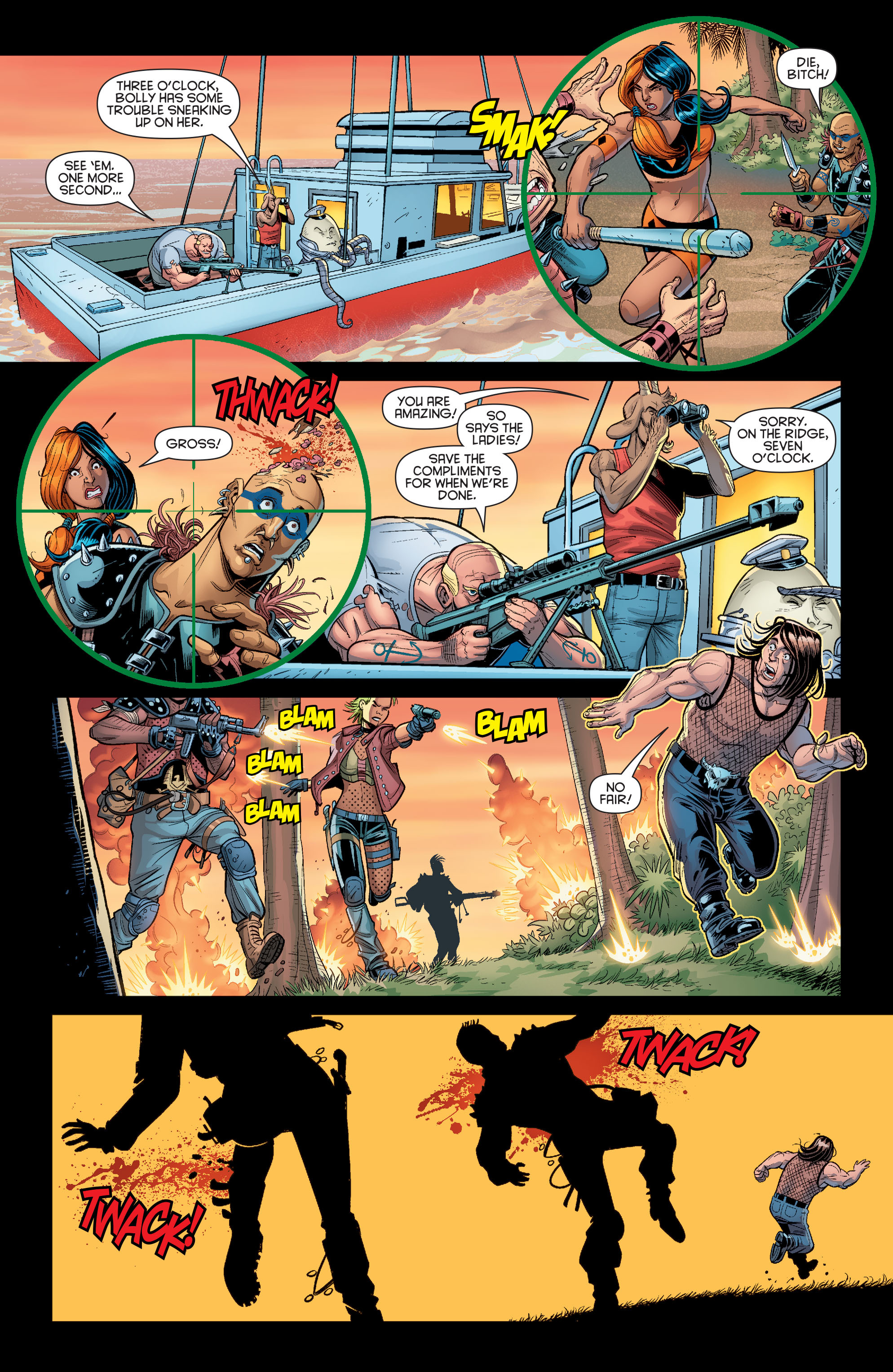 Read online Harley Quinn And Her Gang Of Harleys comic -  Issue #6 - 10
