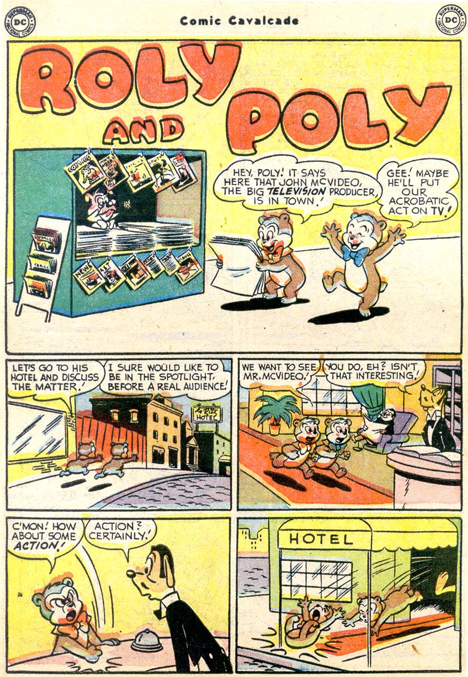 Read online Comic Cavalcade comic -  Issue #54 - 62