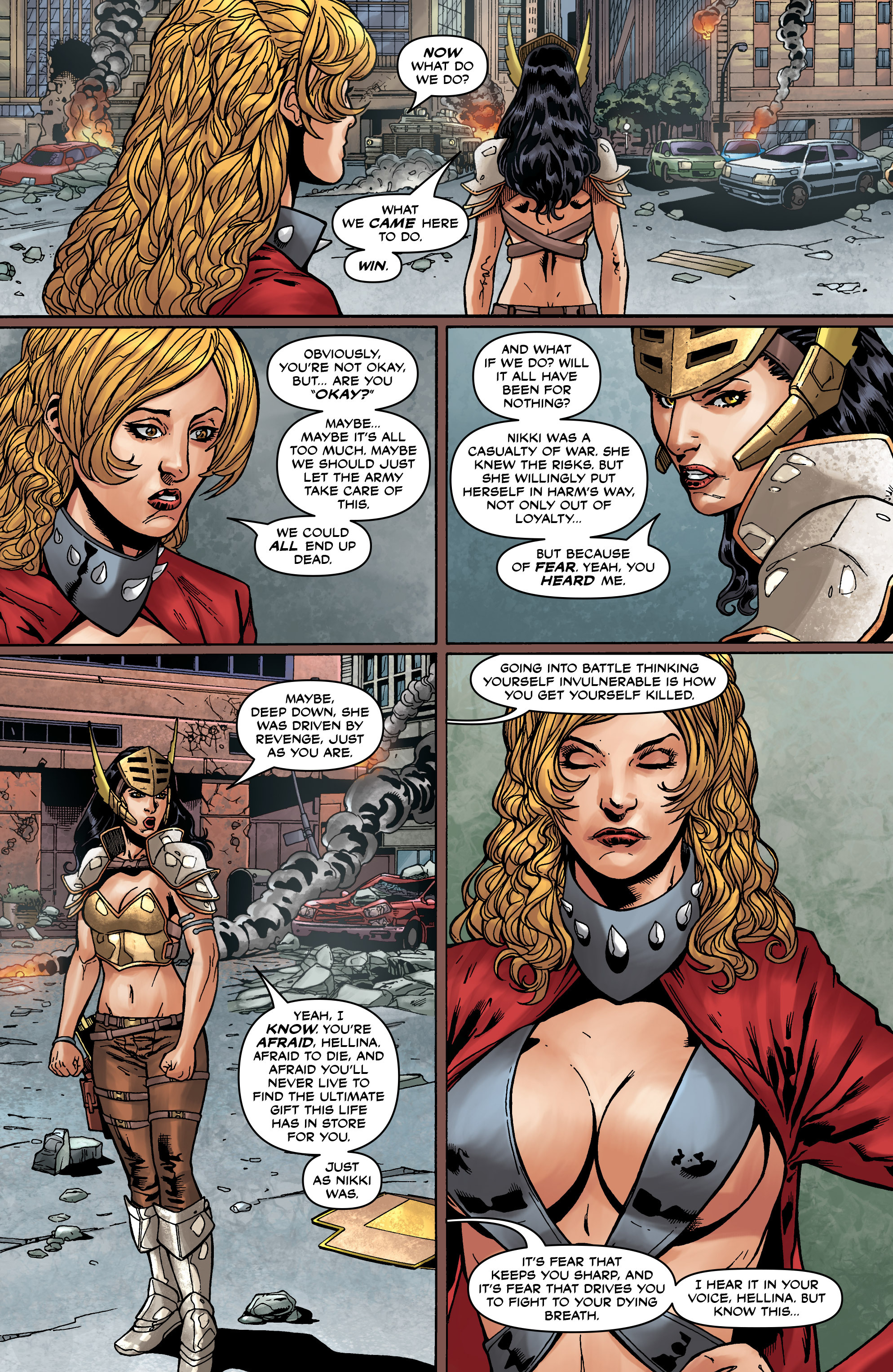 Read online War Goddess comic -  Issue #12 - 13
