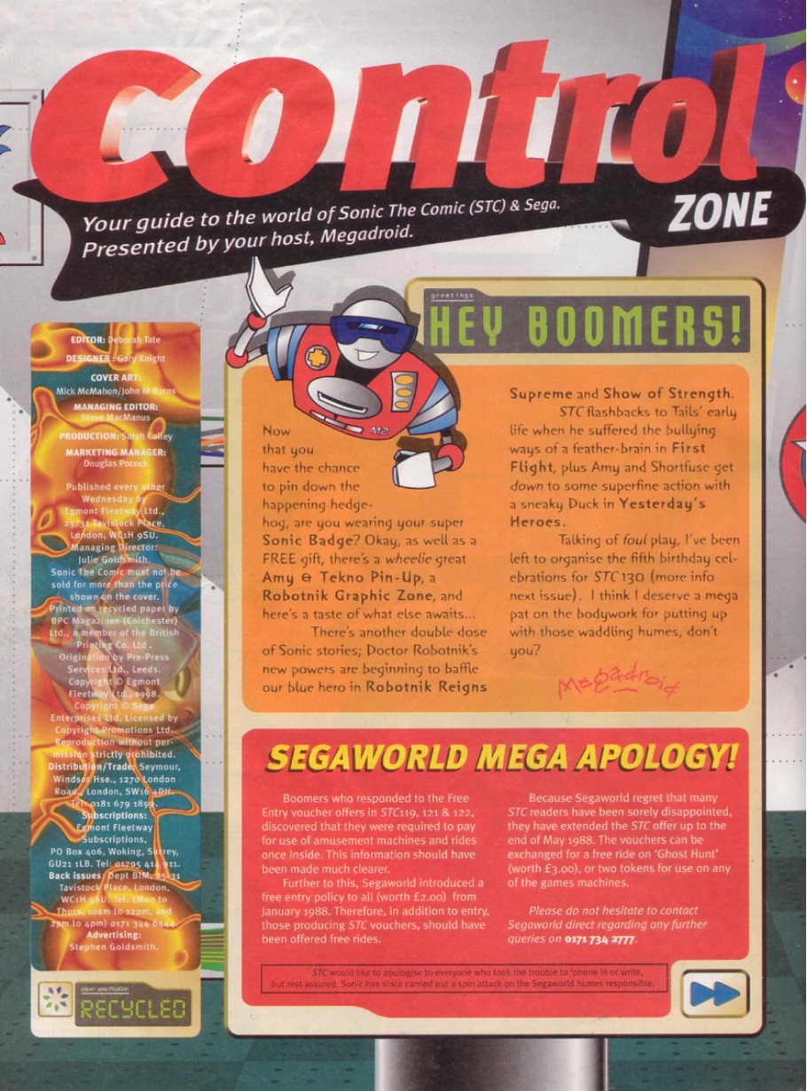 Read online Sonic the Comic comic -  Issue #128 - 2
