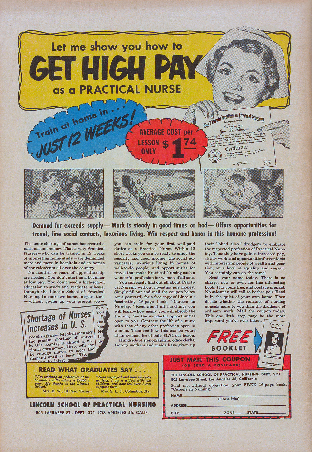 Read online Girls in Love (1955) comic -  Issue #53 - 36