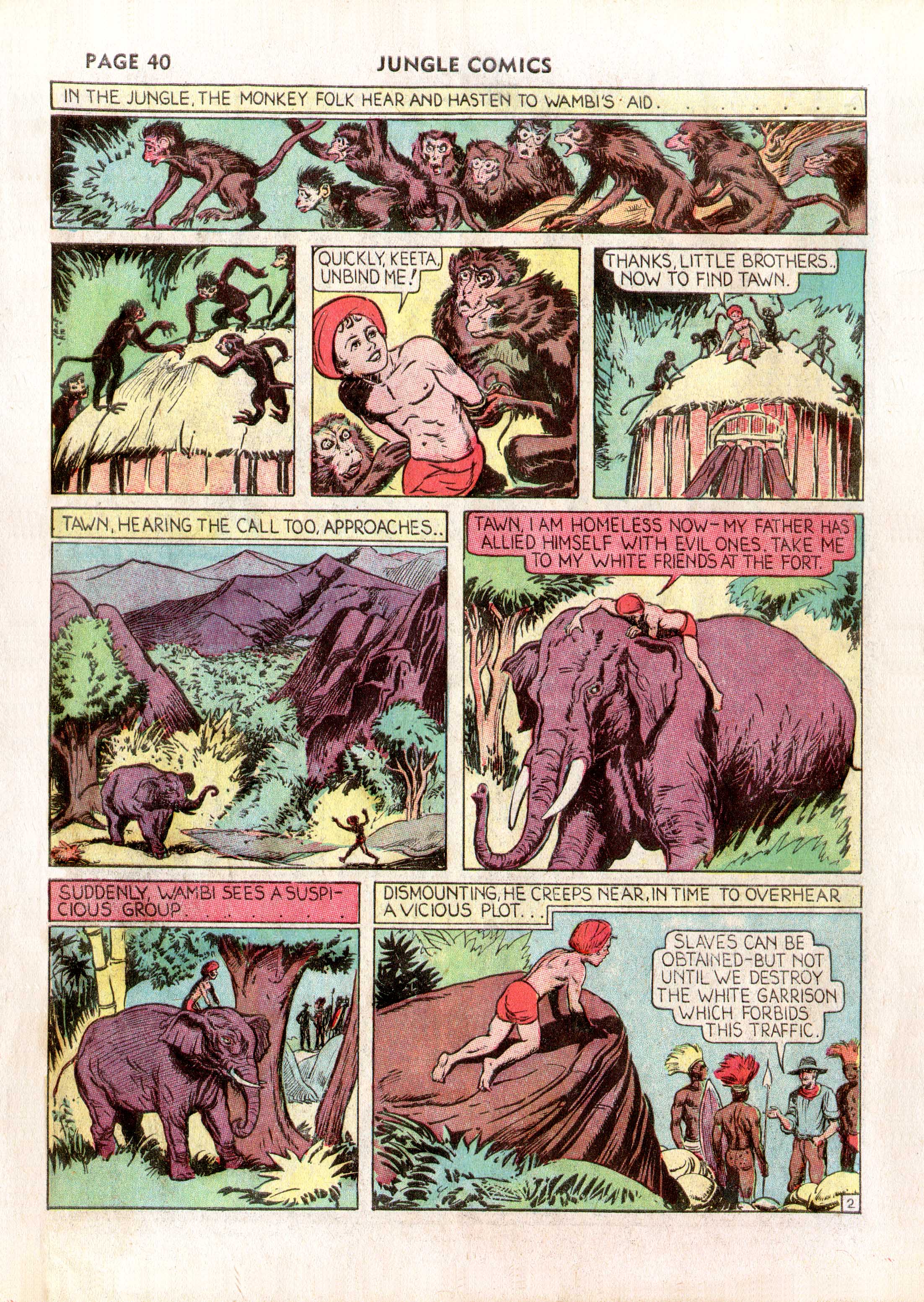 Read online Jungle Comics comic -  Issue #2 - 42