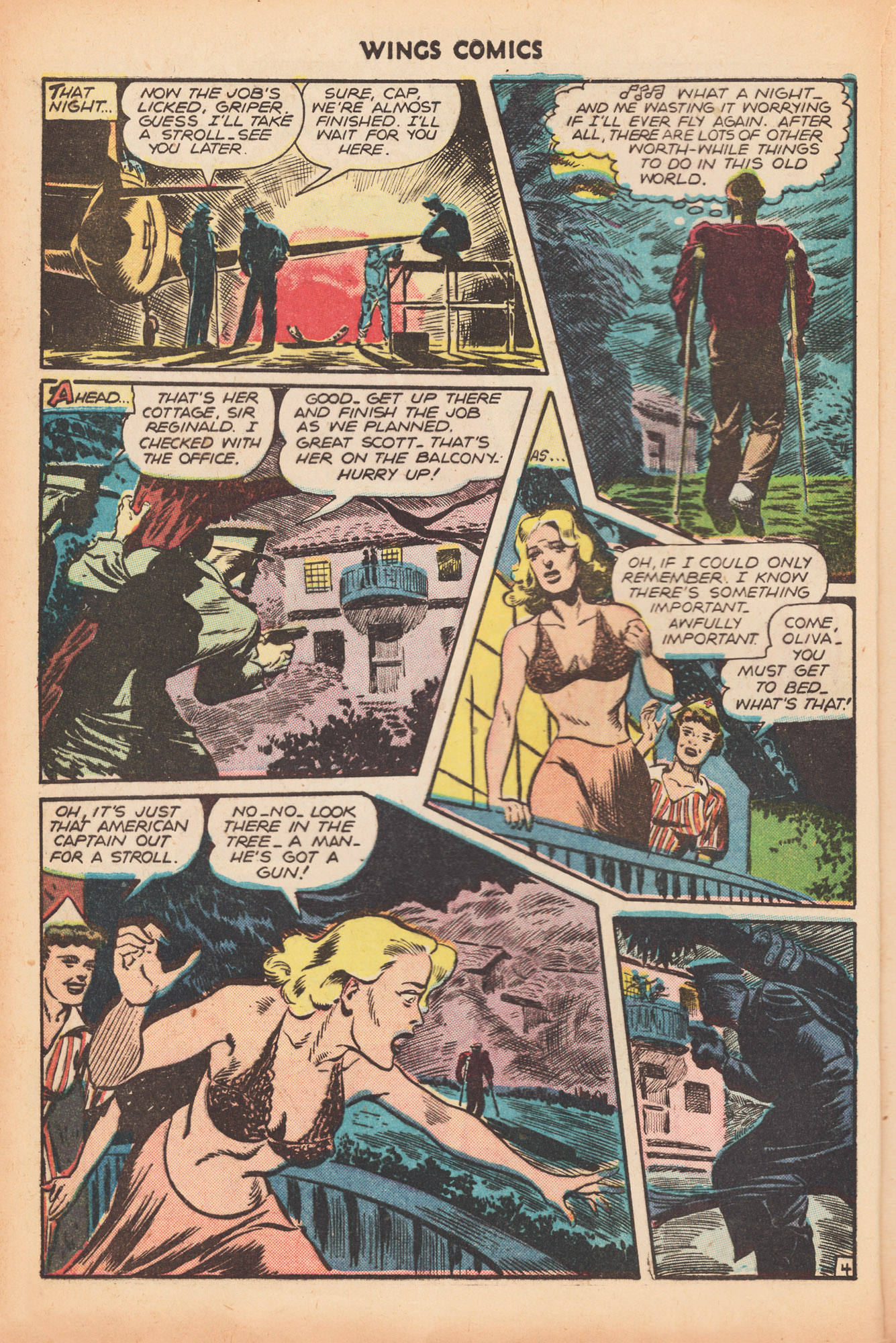 Read online Wings Comics comic -  Issue #73 - 6