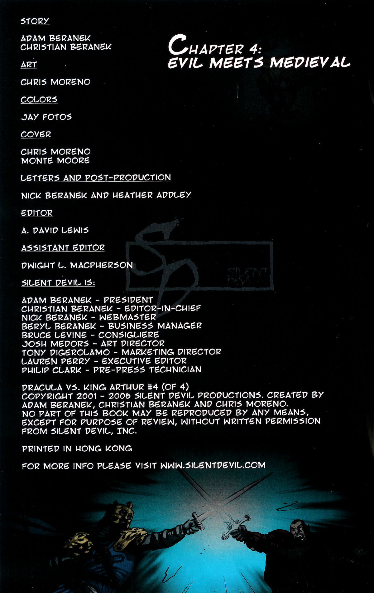 Read online Dracula vs King Arthur comic -  Issue #4 - 2