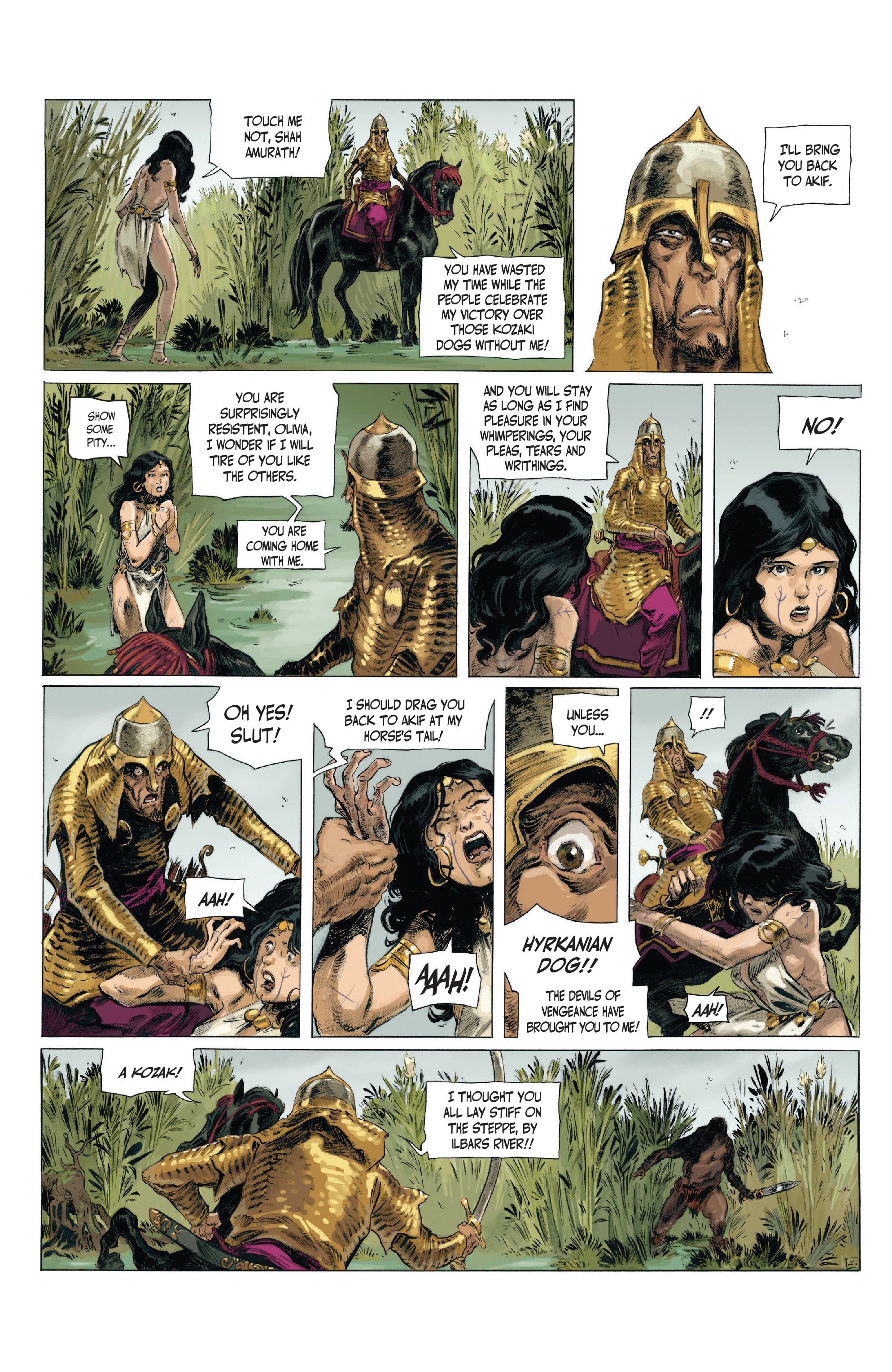 Read online The Cimmerian: Iron Shadows in the Moon comic -  Issue #1 - 4