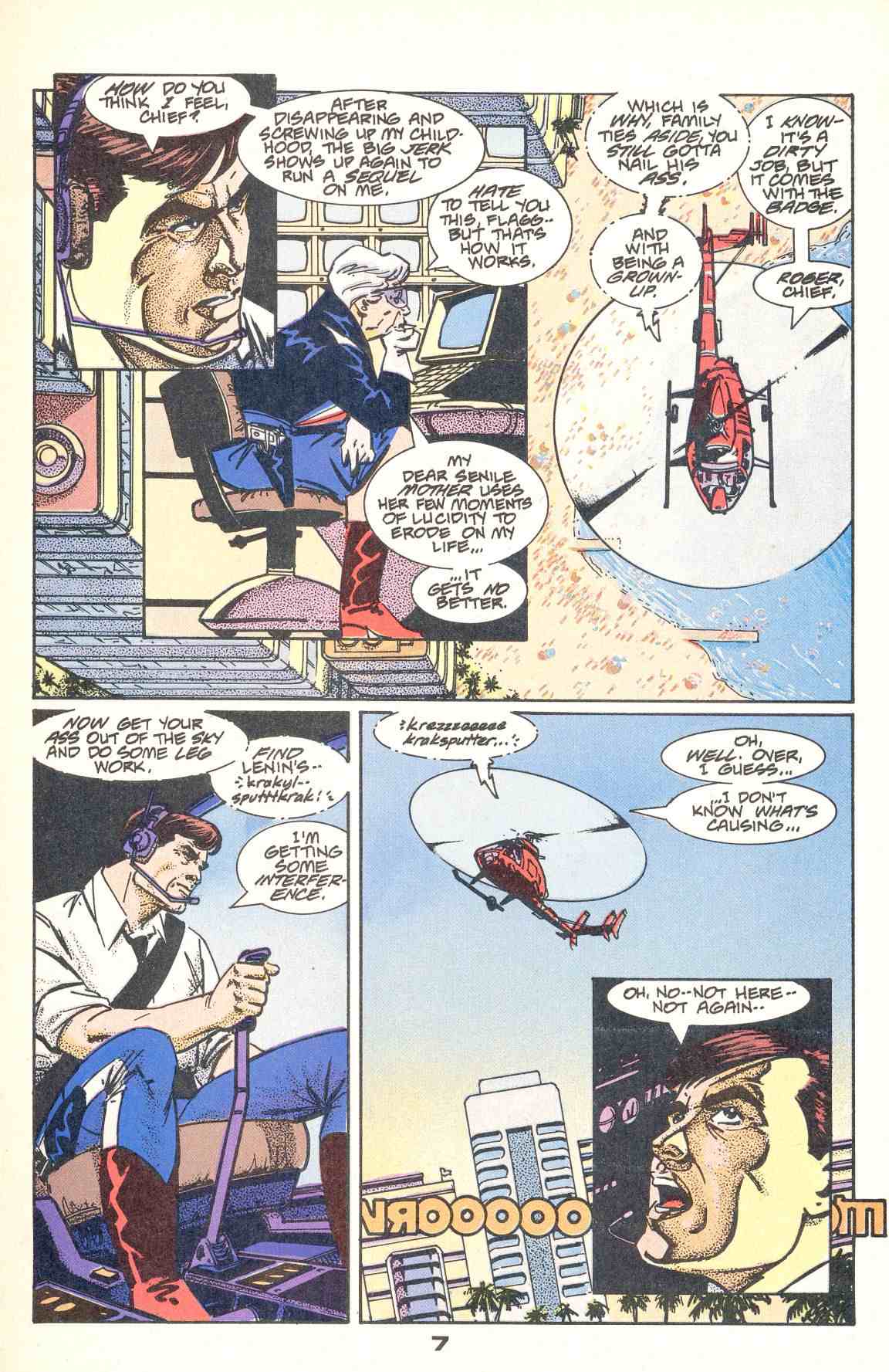 Read online Howard Chaykin's American Flagg comic -  Issue #7 - 9