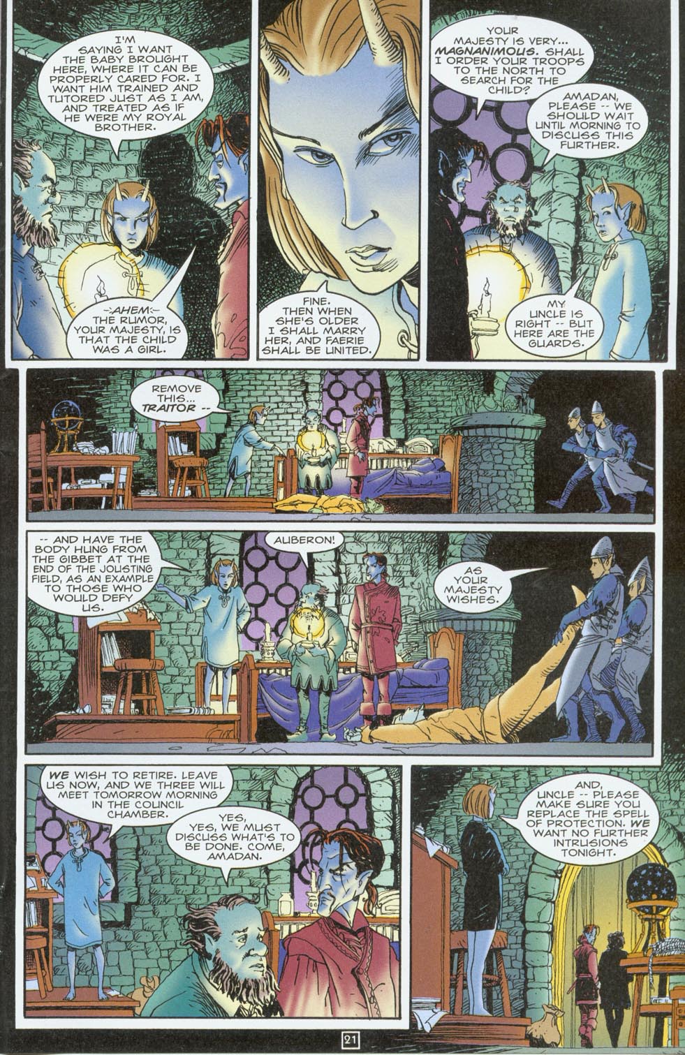 Read online The Books of Faerie: Auberon's Tale comic -  Issue #3 - 22