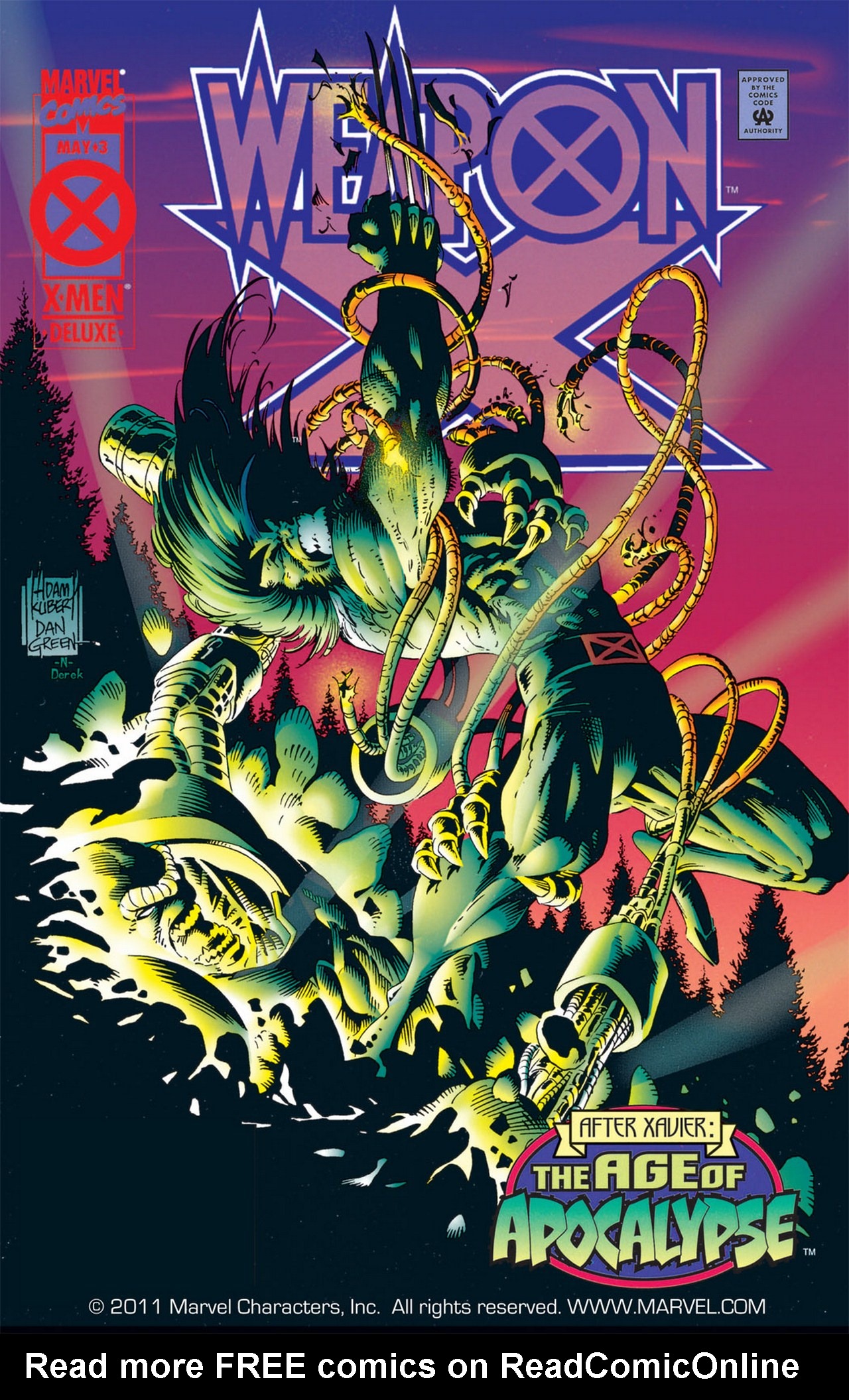 Read online Weapon X (1995) comic -  Issue #3 - 1