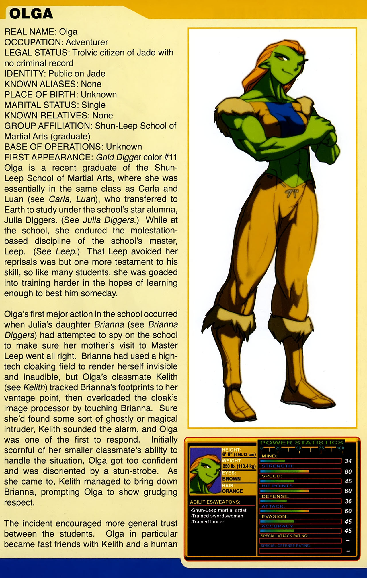 Read online Gold Digger Sourcebook: The Official Handbook of the GD Universe comic -  Issue #10 - 20