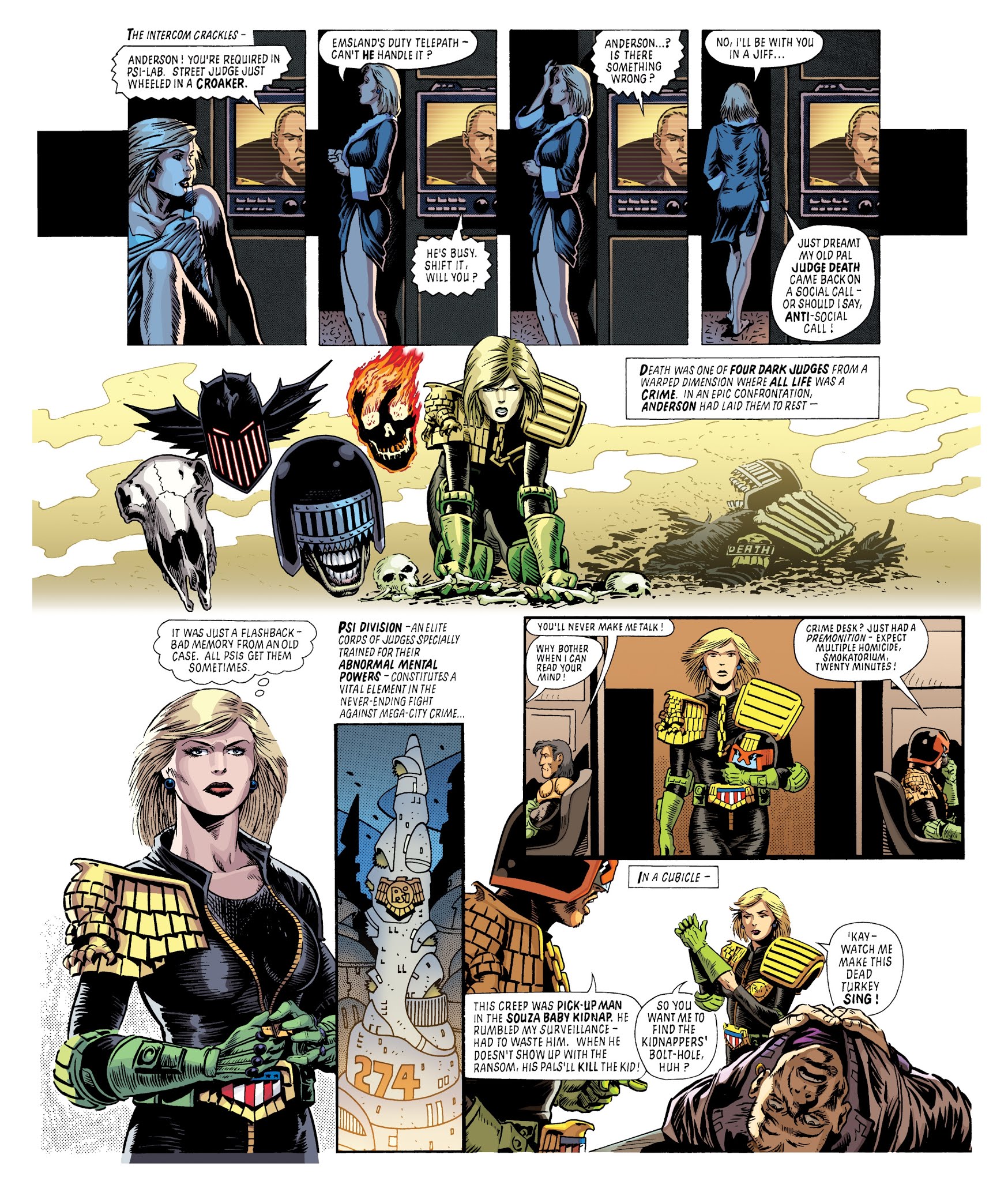 Read online Judge Dredd Classics: The Dark Judges comic -  Issue # TPB - 51