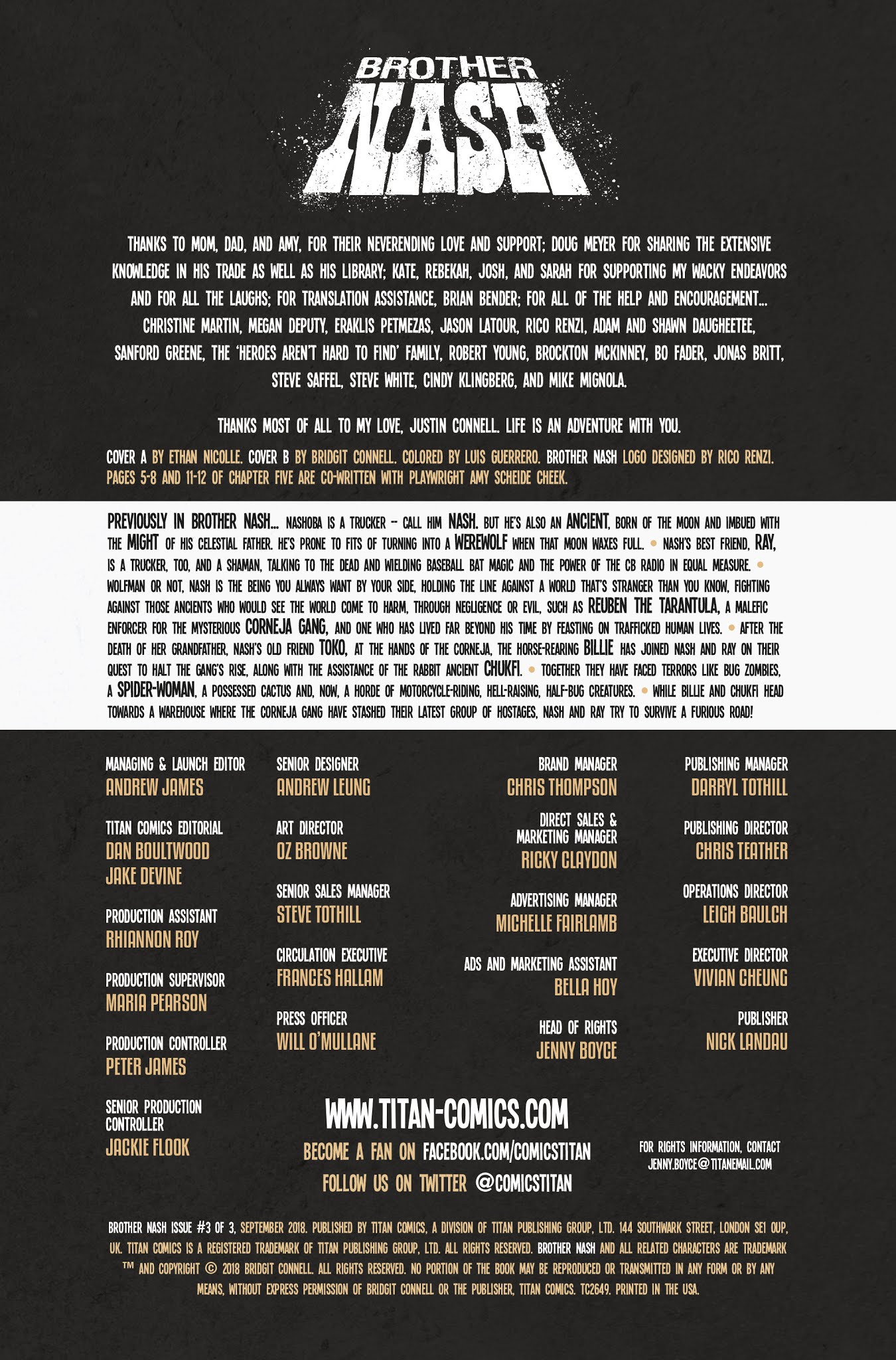 Read online Brother Nash comic -  Issue #3 - 4