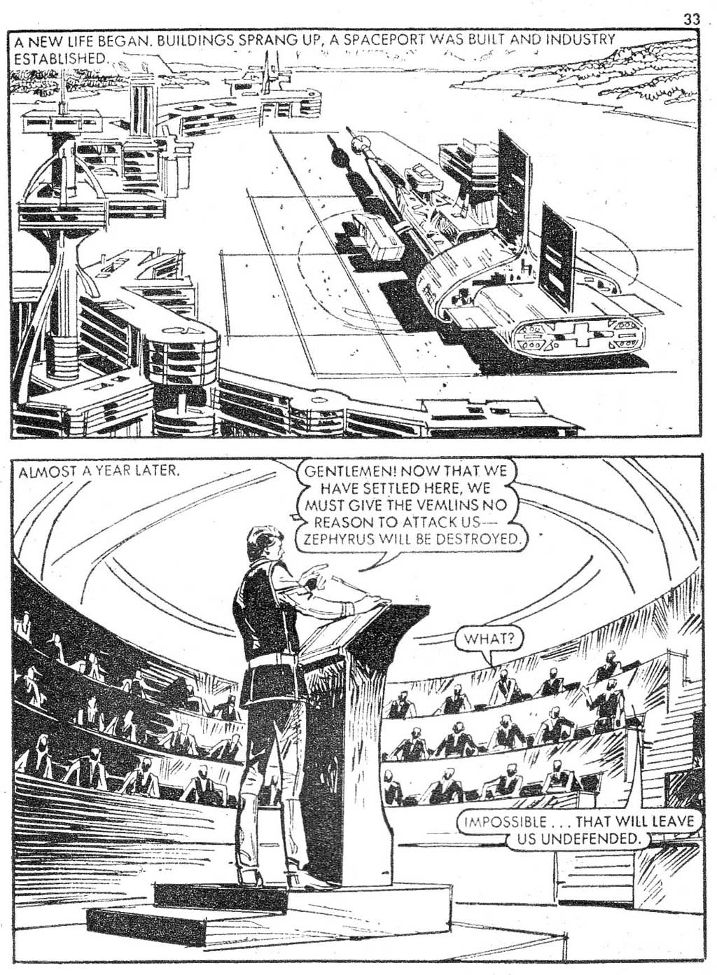 Read online Starblazer comic -  Issue #18 - 33