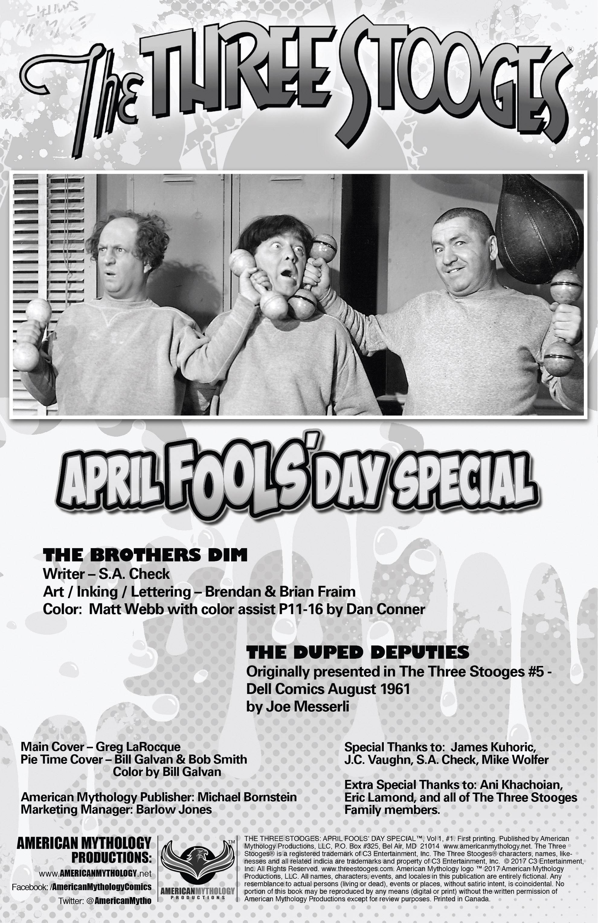 Read online The Three Stooges: April Fools' Day Special comic -  Issue # Full - 2