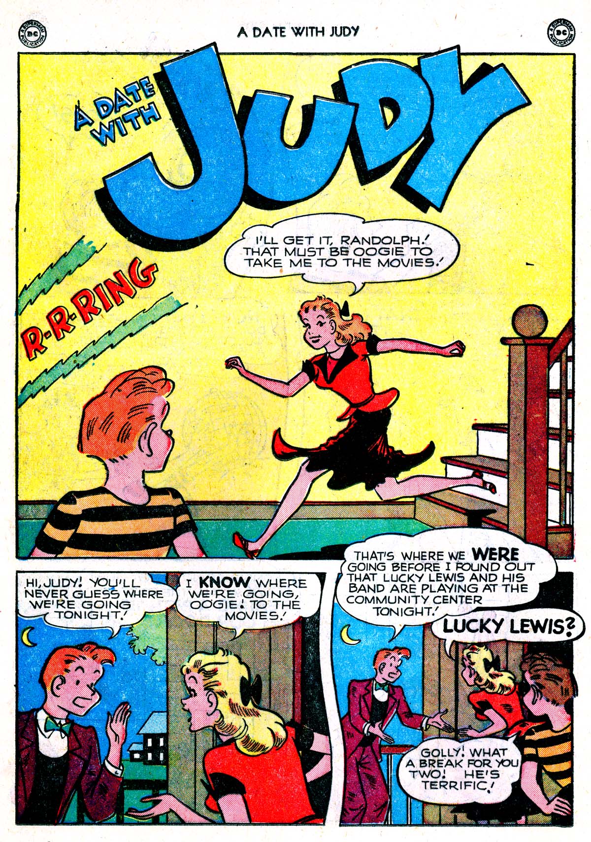 Read online A Date with Judy comic -  Issue #9 - 16
