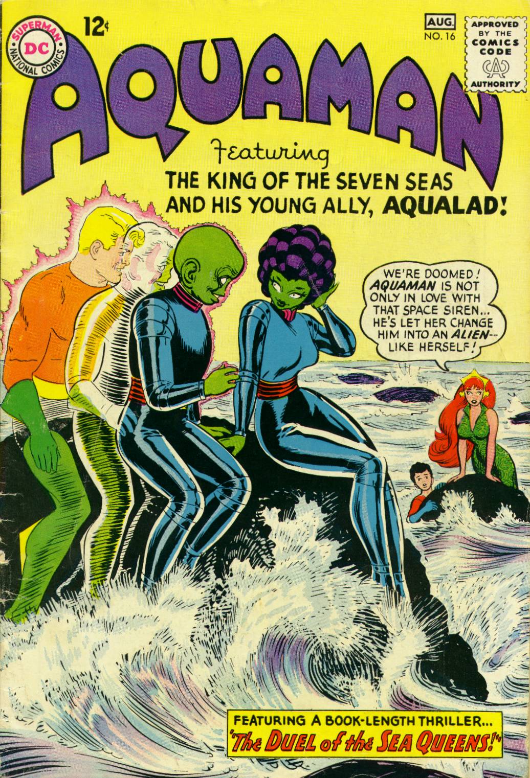 Read online Aquaman (1962) comic -  Issue #16 - 1