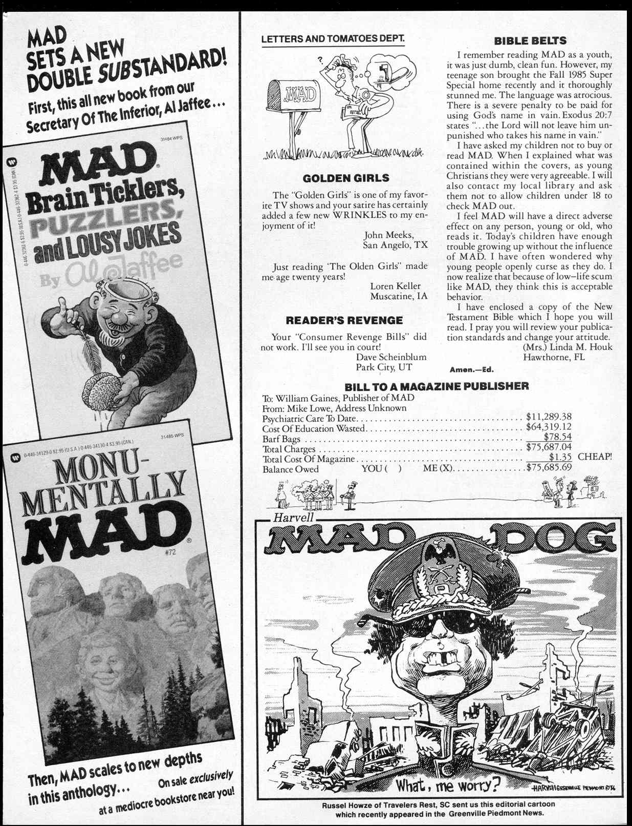 Read online MAD comic -  Issue #265 - 4