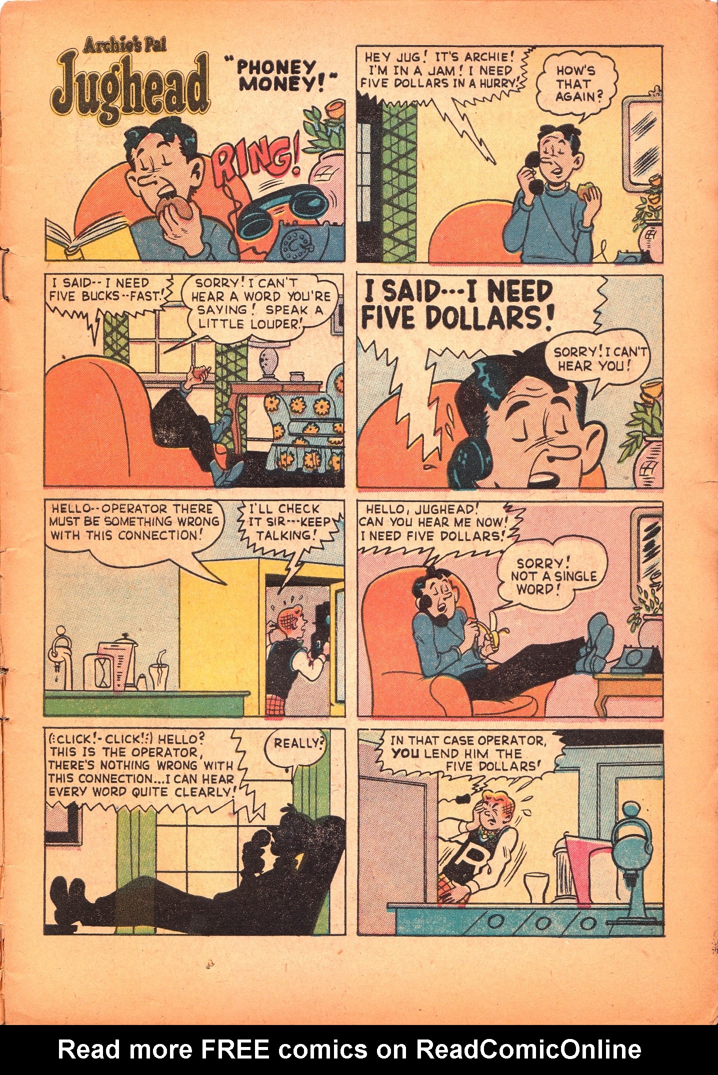 Read online Archie's Pal Jughead comic -  Issue #25 - 7