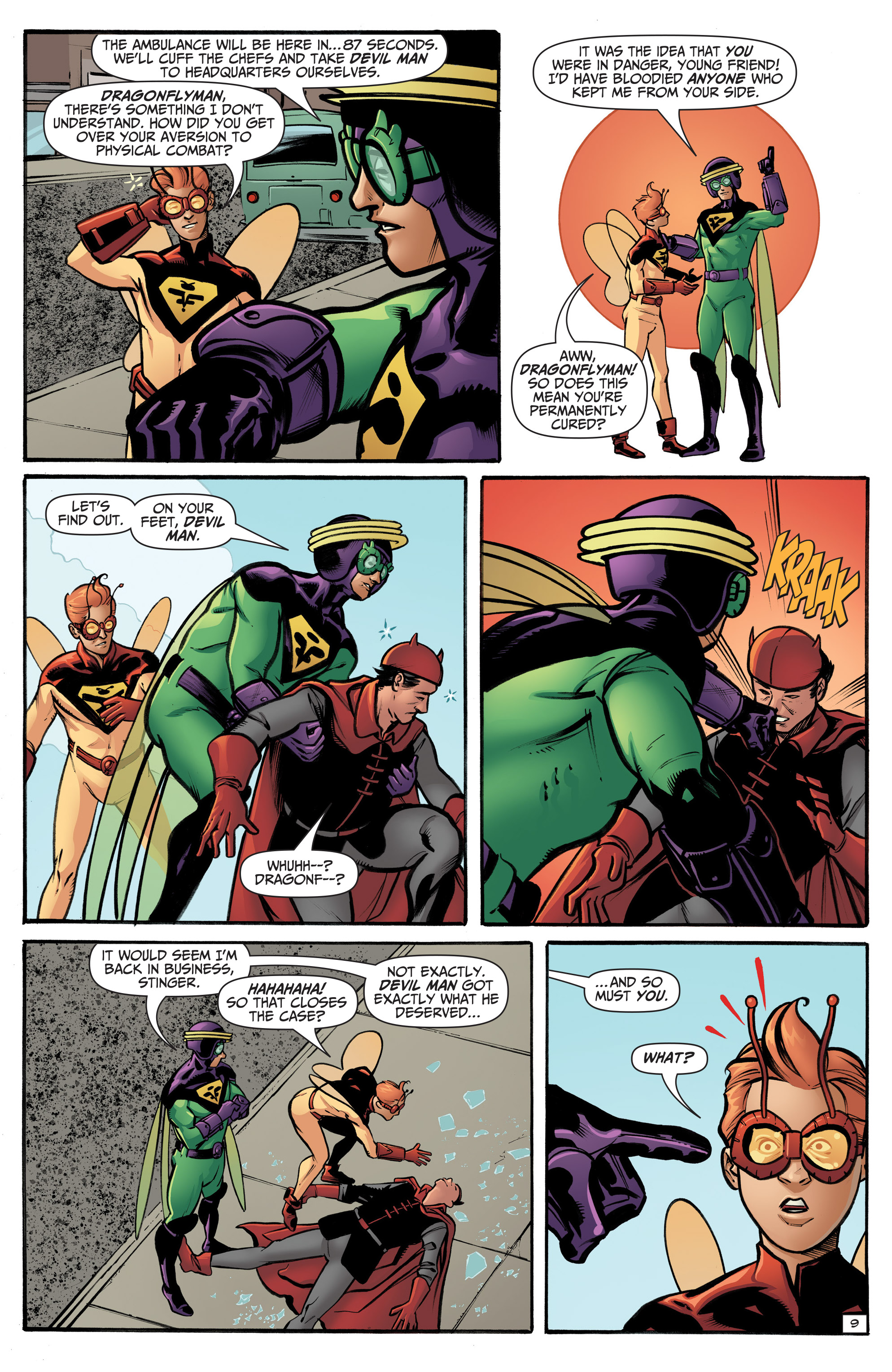 Read online Dragonfly & Dragonflyman comic -  Issue #5 - 11