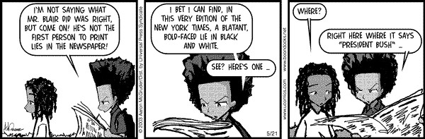 Read online The Boondocks Collection comic -  Issue # Year 2003 - 141