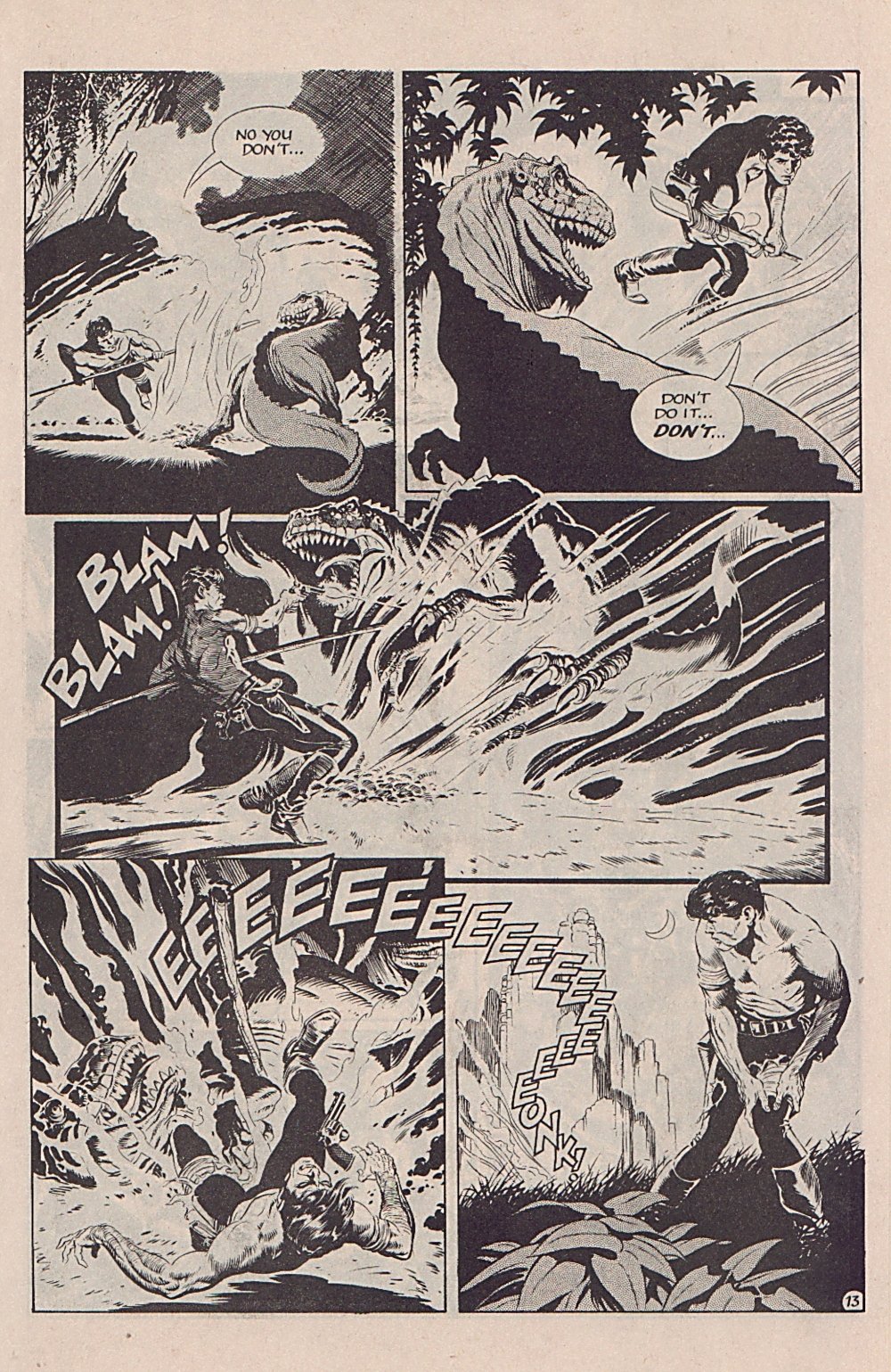 Read online Xenozoic Tales comic -  Issue #9 - 16