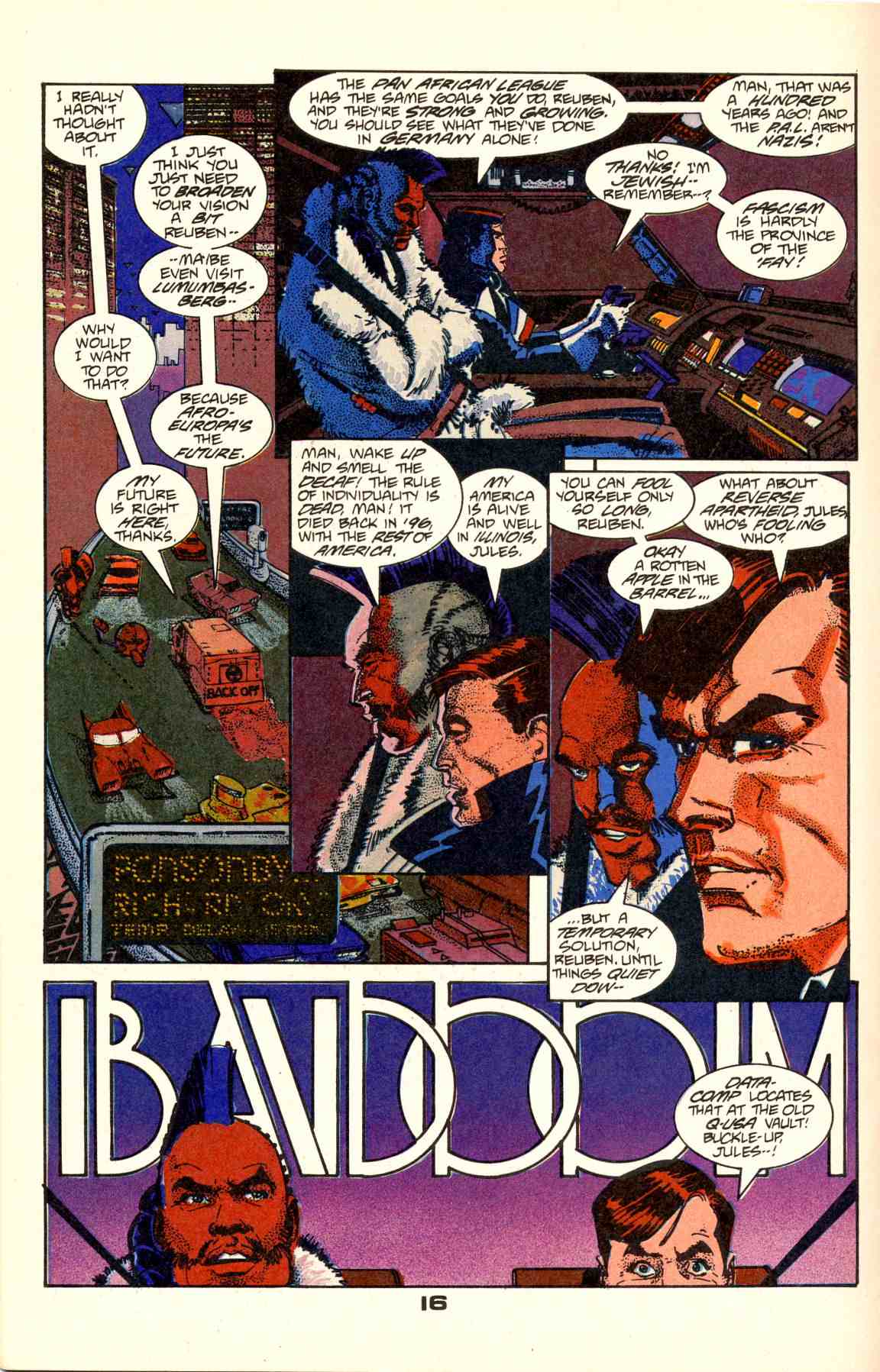 Read online Howard Chaykin's American Flagg comic -  Issue #1 - 18