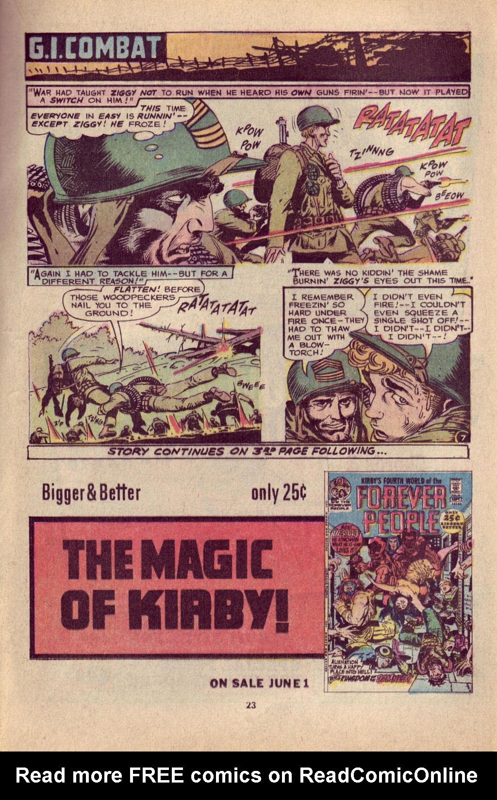 Read online G.I. Combat (1952) comic -  Issue #149 - 25