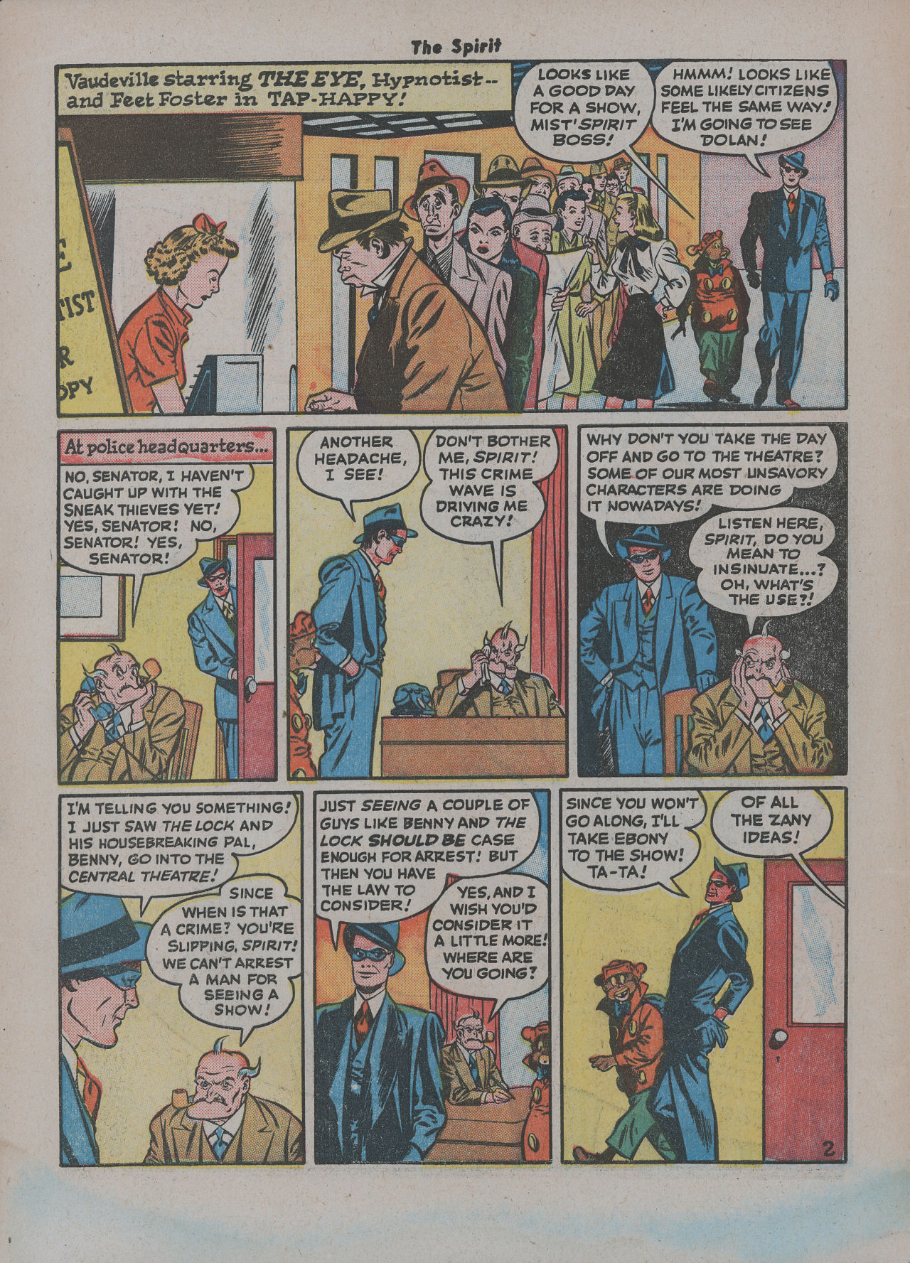 Read online The Spirit (1944) comic -  Issue #12 - 4
