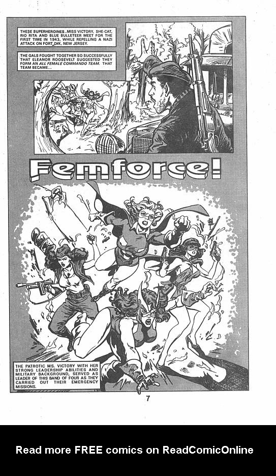 Read online Femforce: Timelines comic -  Issue #1 - 9