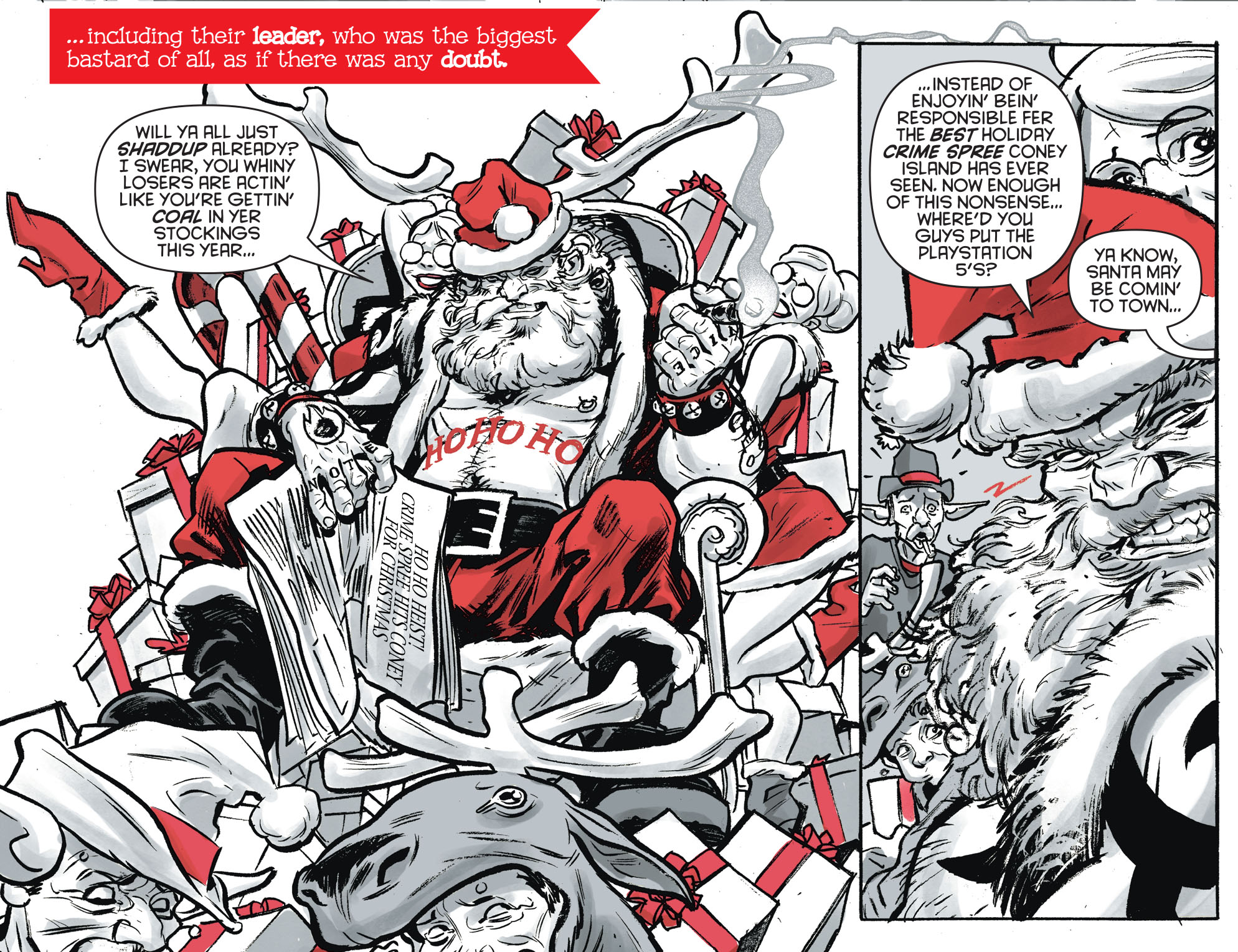 Read online Harley Quinn Black   White   Red comic -  Issue #16 - 5