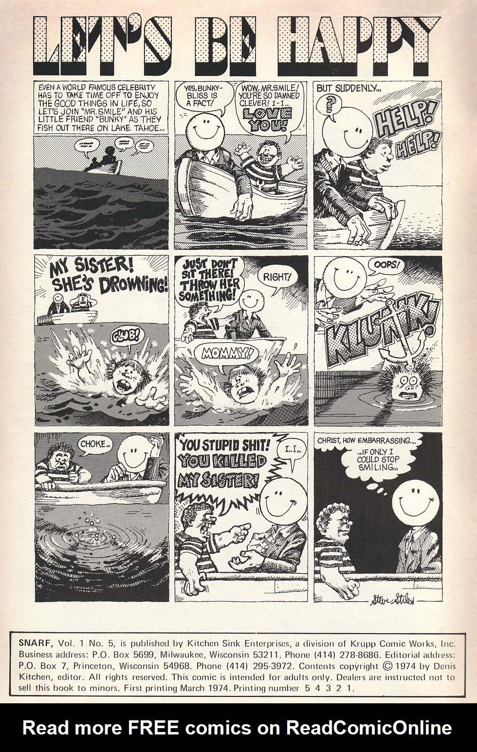 Read online Snarf comic -  Issue #5 - 2