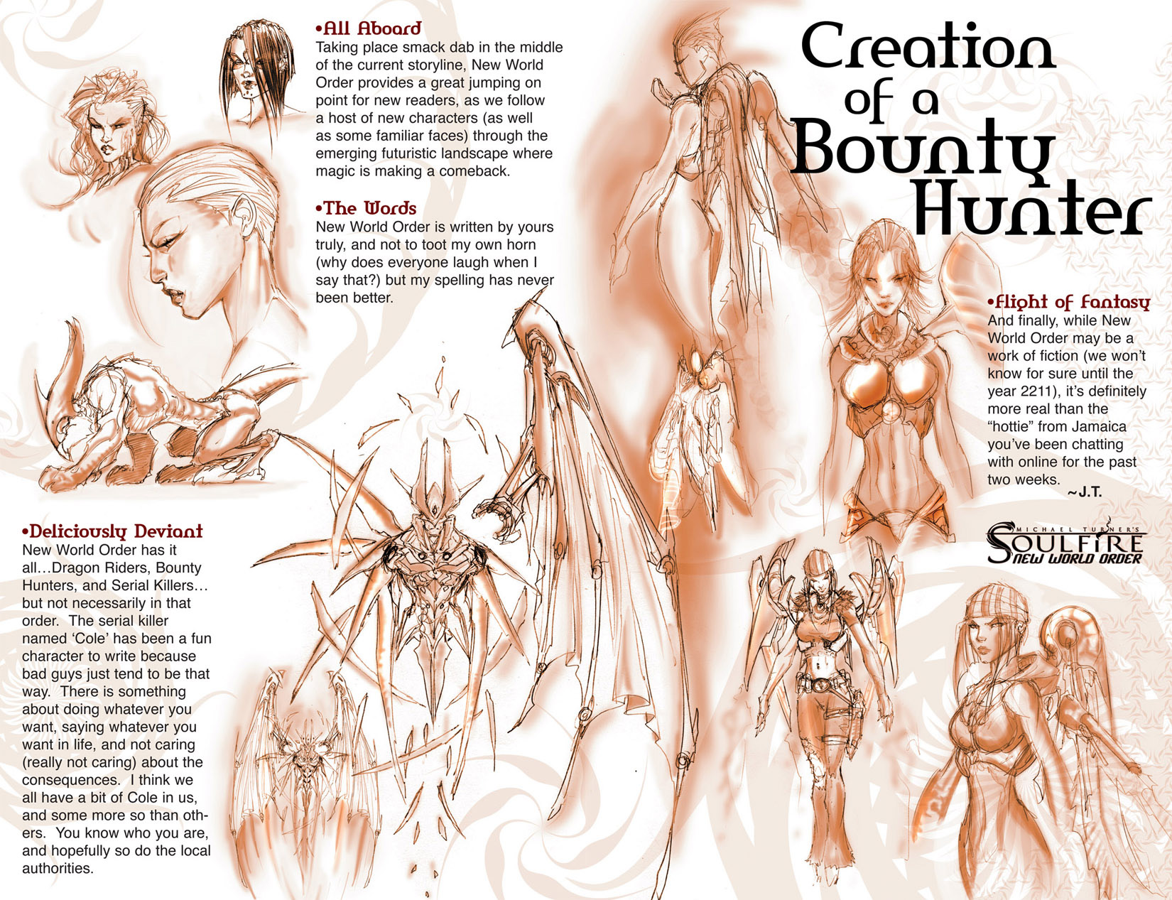 Read online Michael Turner's Soulfire: New World Order comic -  Issue # _Beginnings - 12