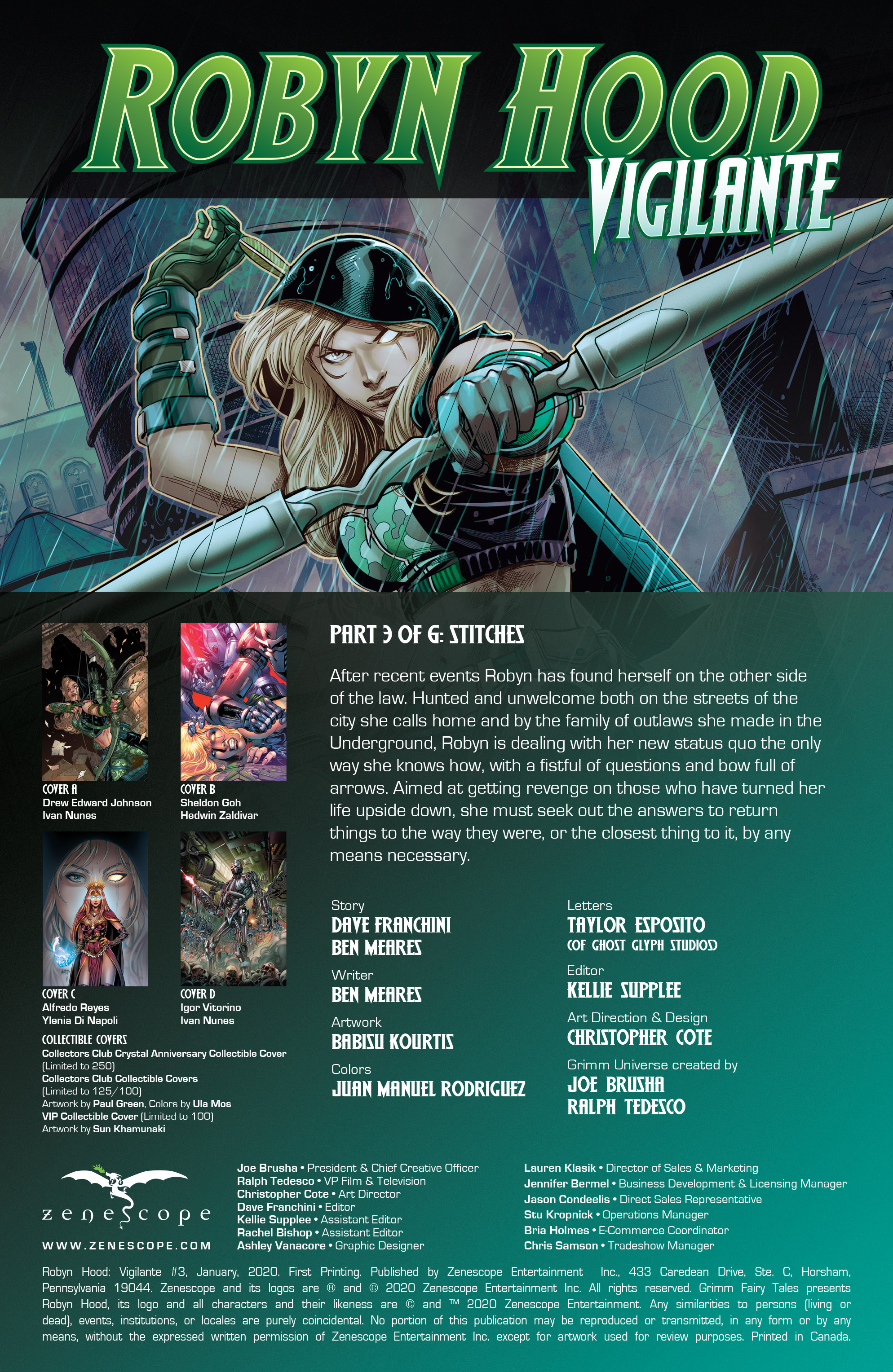 Read online Robyn Hood: Vigilante comic -  Issue #3 - 2