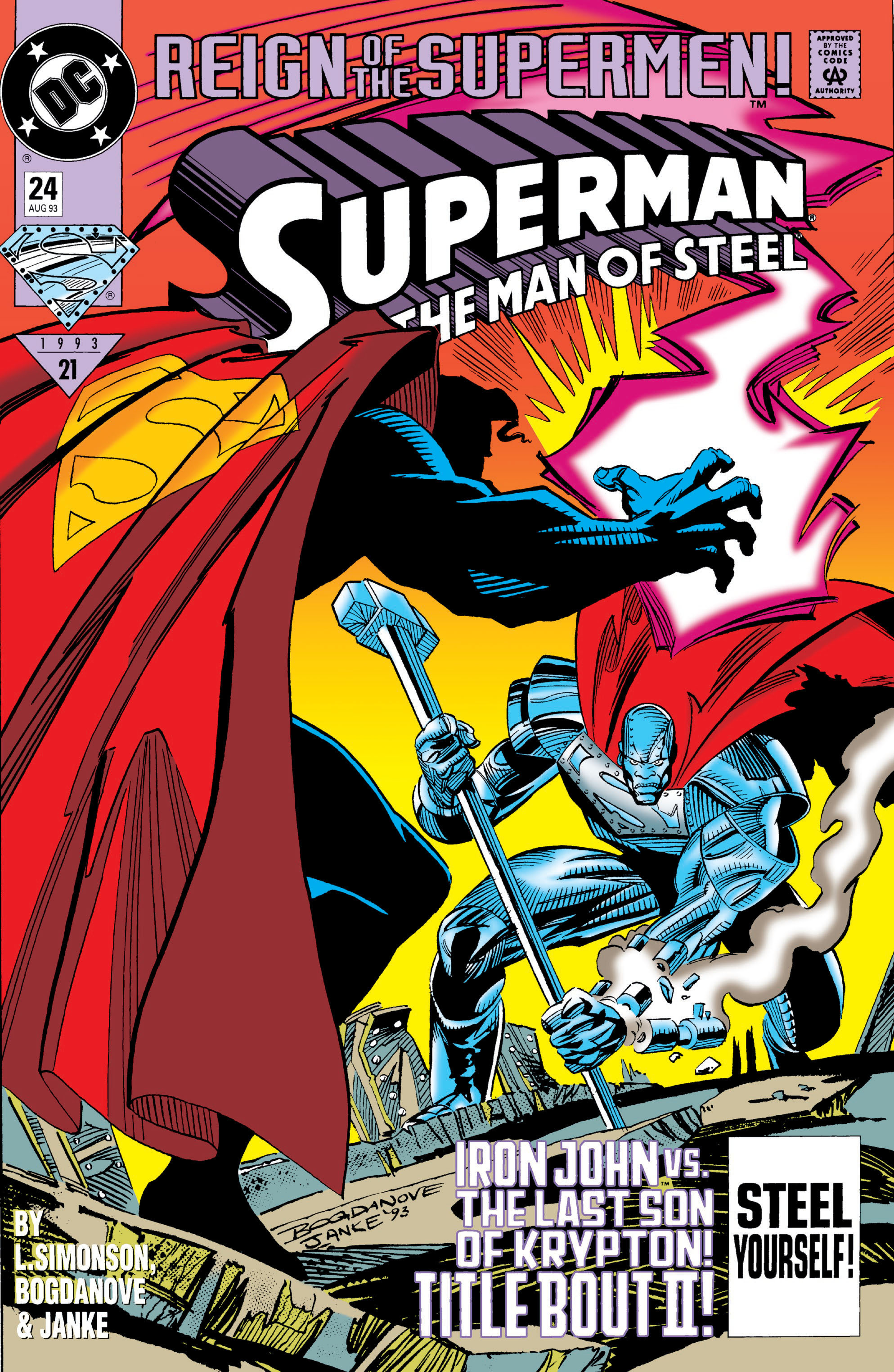 Read online Superman: The Man of Steel (1991) comic -  Issue #24 - 1