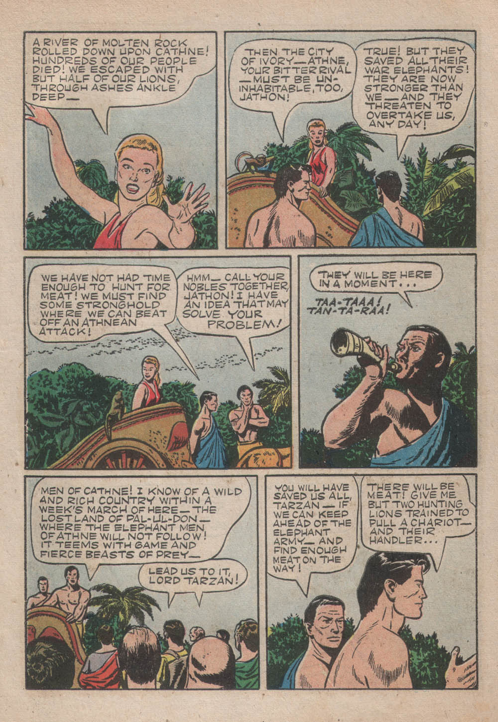 Read online Tarzan (1948) comic -  Issue #35 - 7