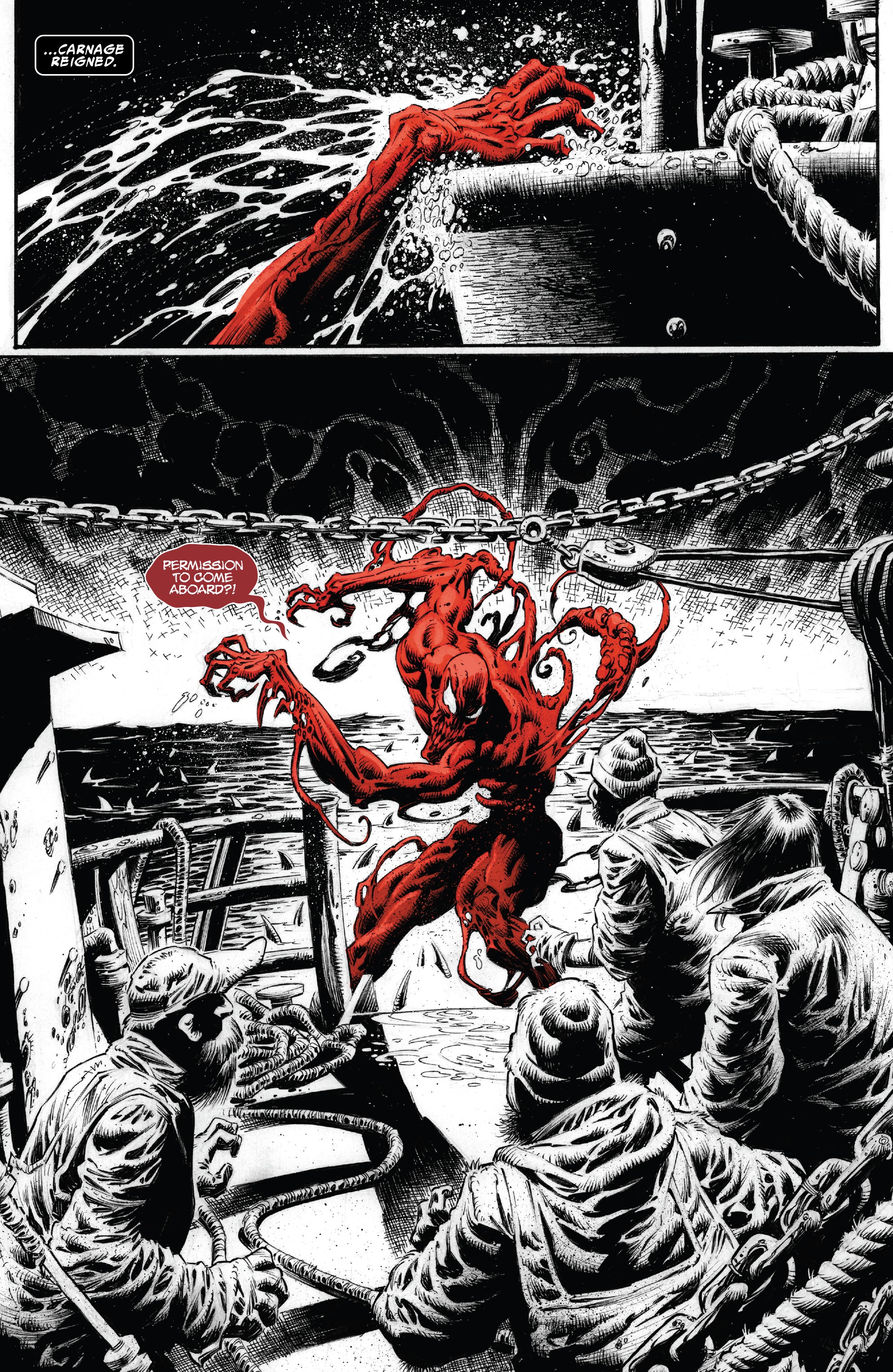 Read online Carnage: Black, White & Blood comic -  Issue #2 - 7