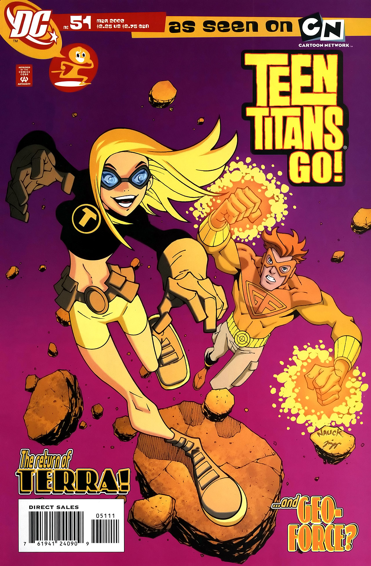 Read online Teen Titans Go! (2003) comic -  Issue #51 - 1