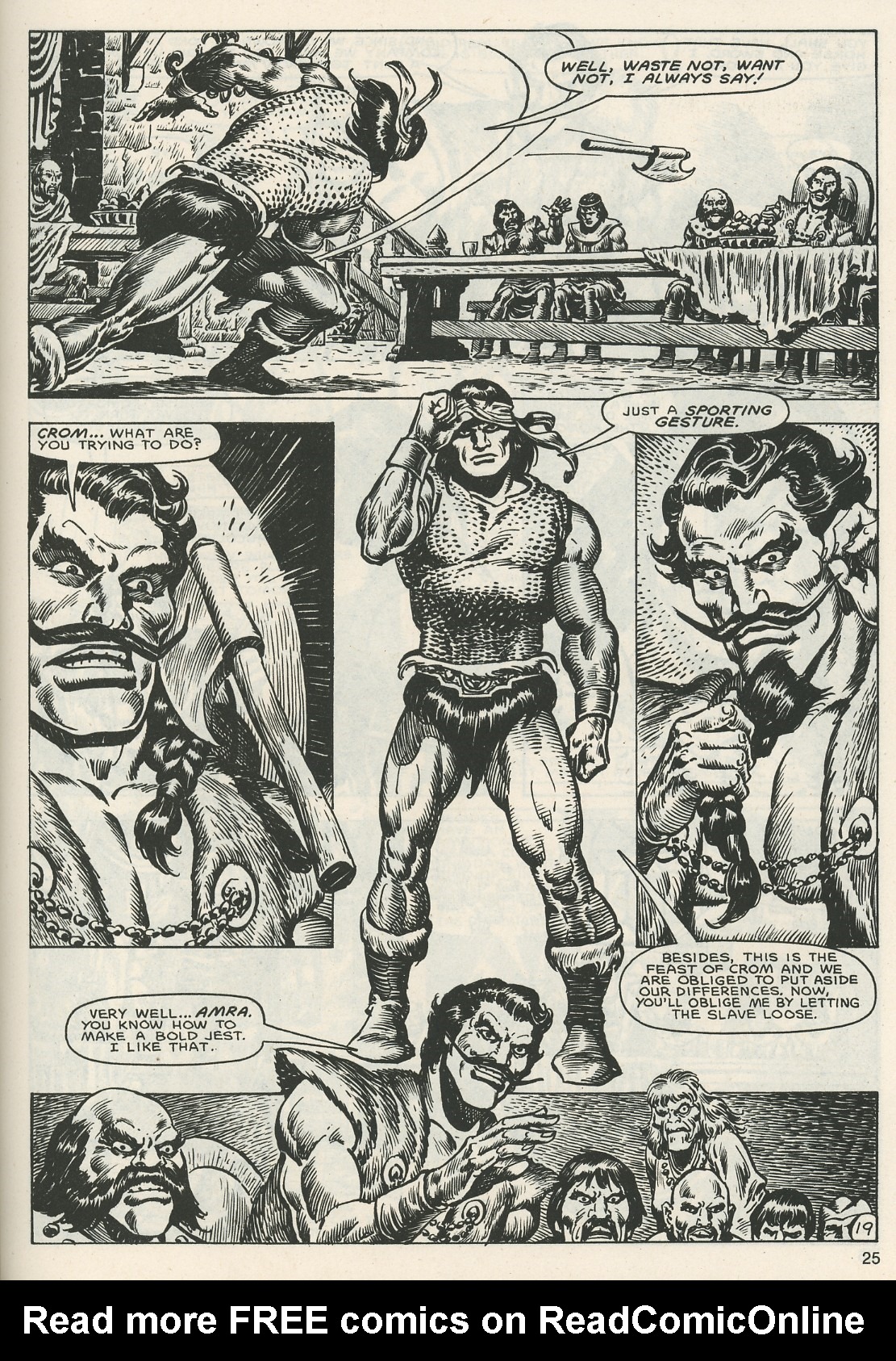 Read online The Savage Sword Of Conan comic -  Issue #119 - 24