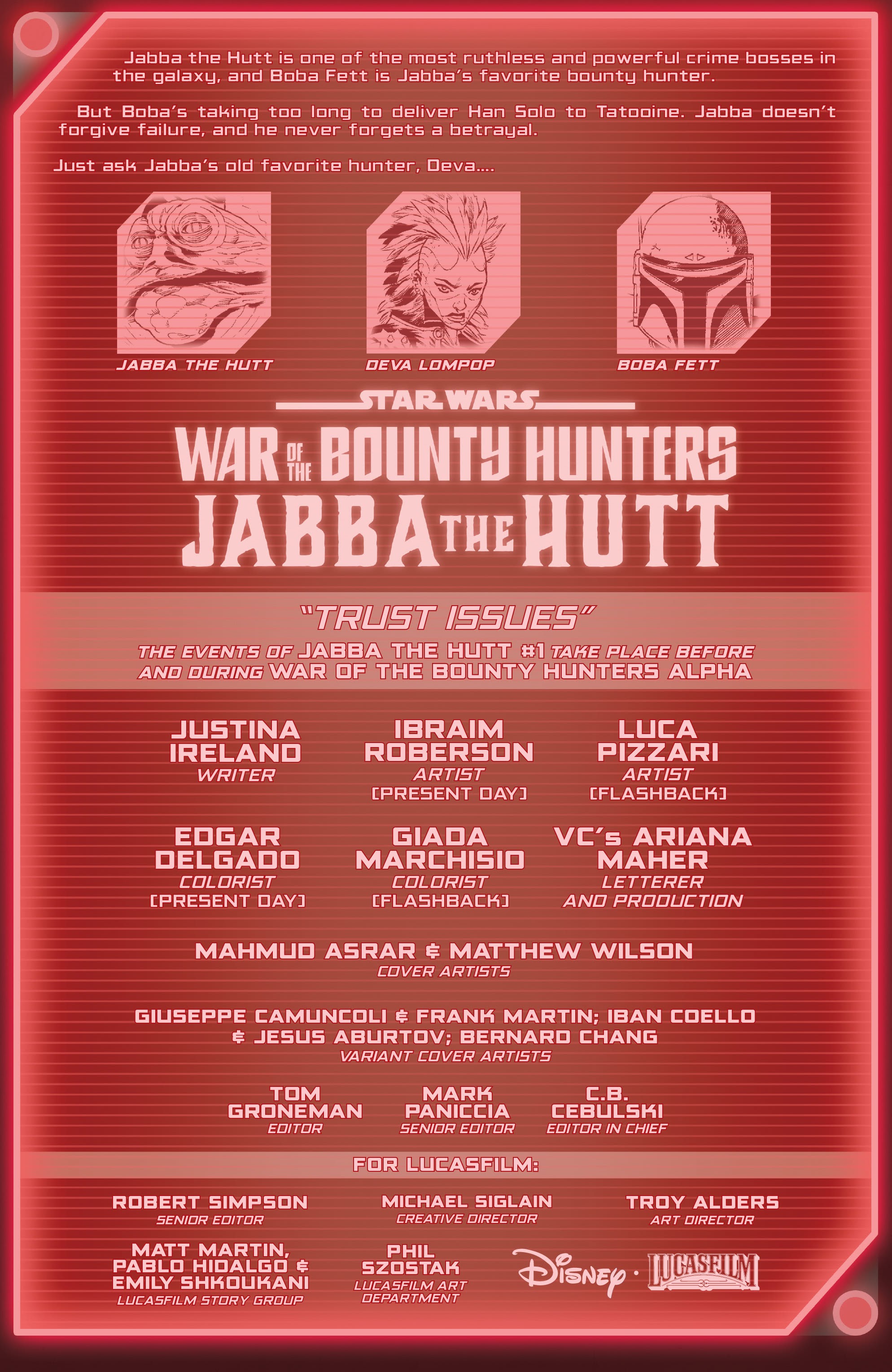 Read online Star Wars: War Of The Bounty Hunters - Jabba The Hutt comic -  Issue # Full - 2