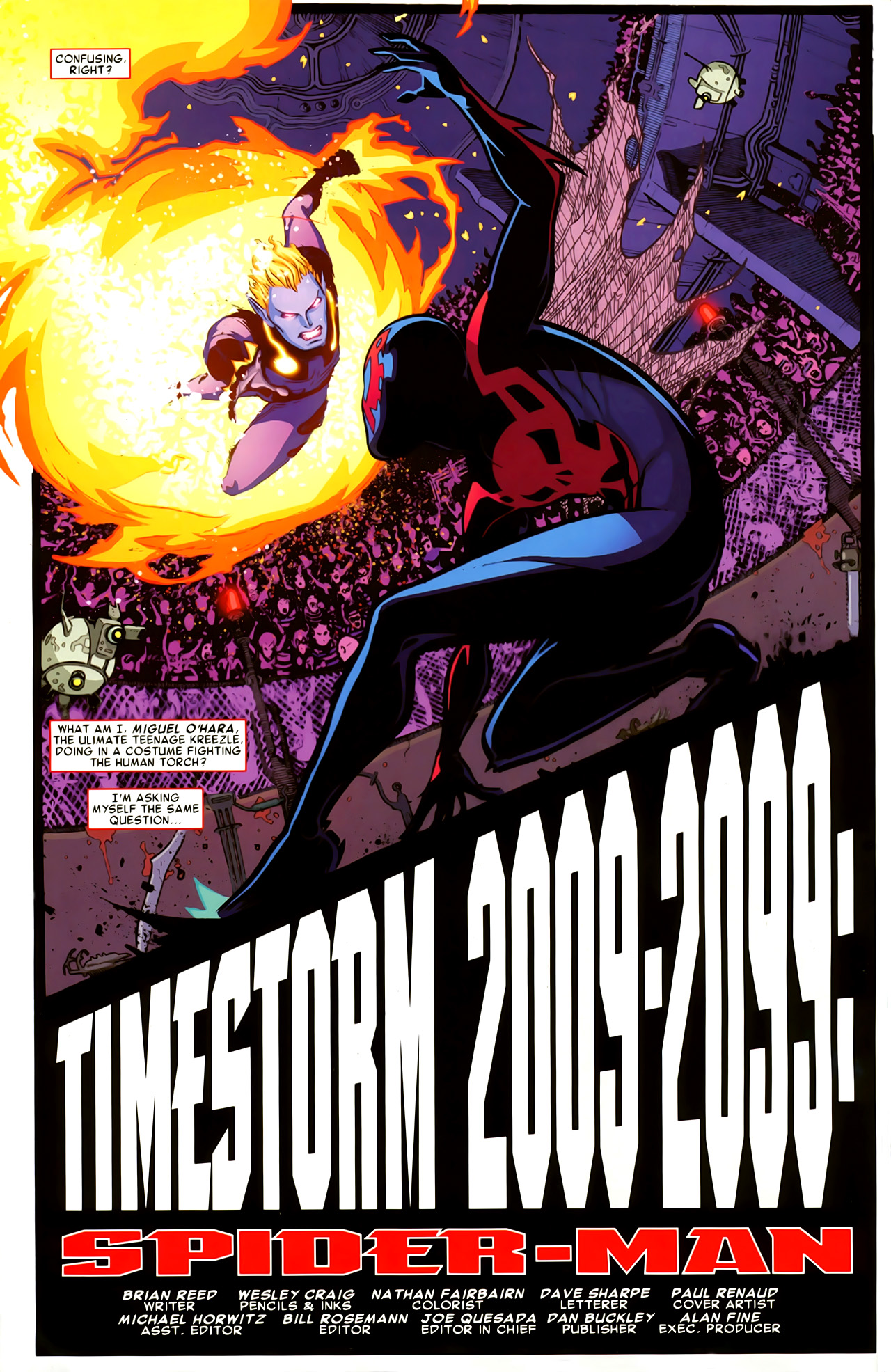 Read online Timestorm 2009/2099: Spider-Man comic -  Issue # Full - 3