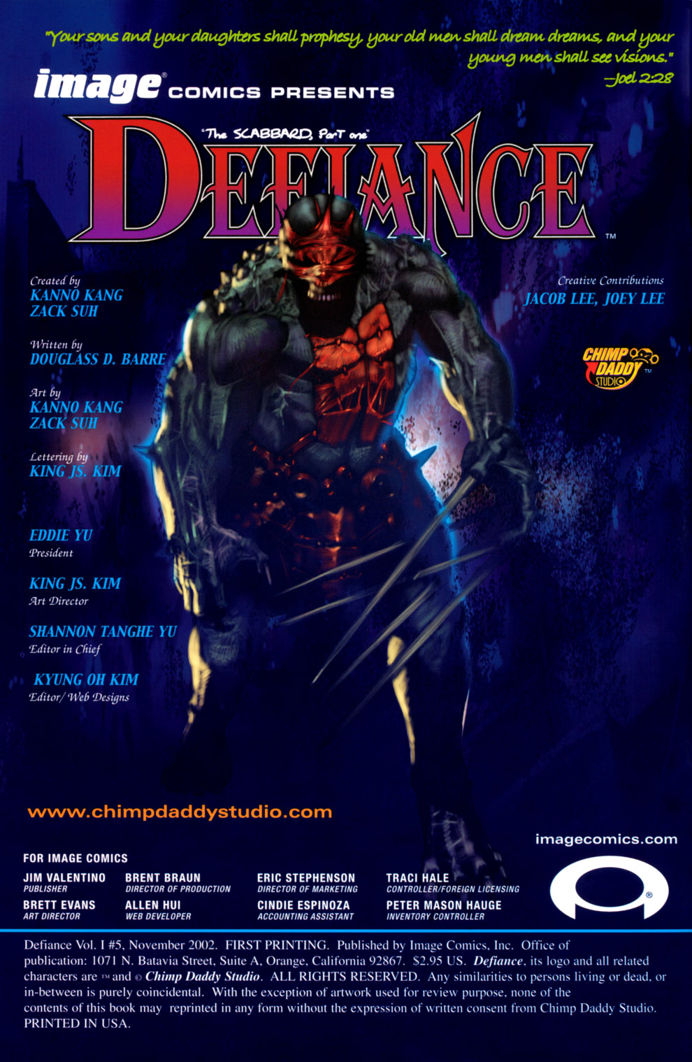 Read online Defiance comic -  Issue #5 - 2