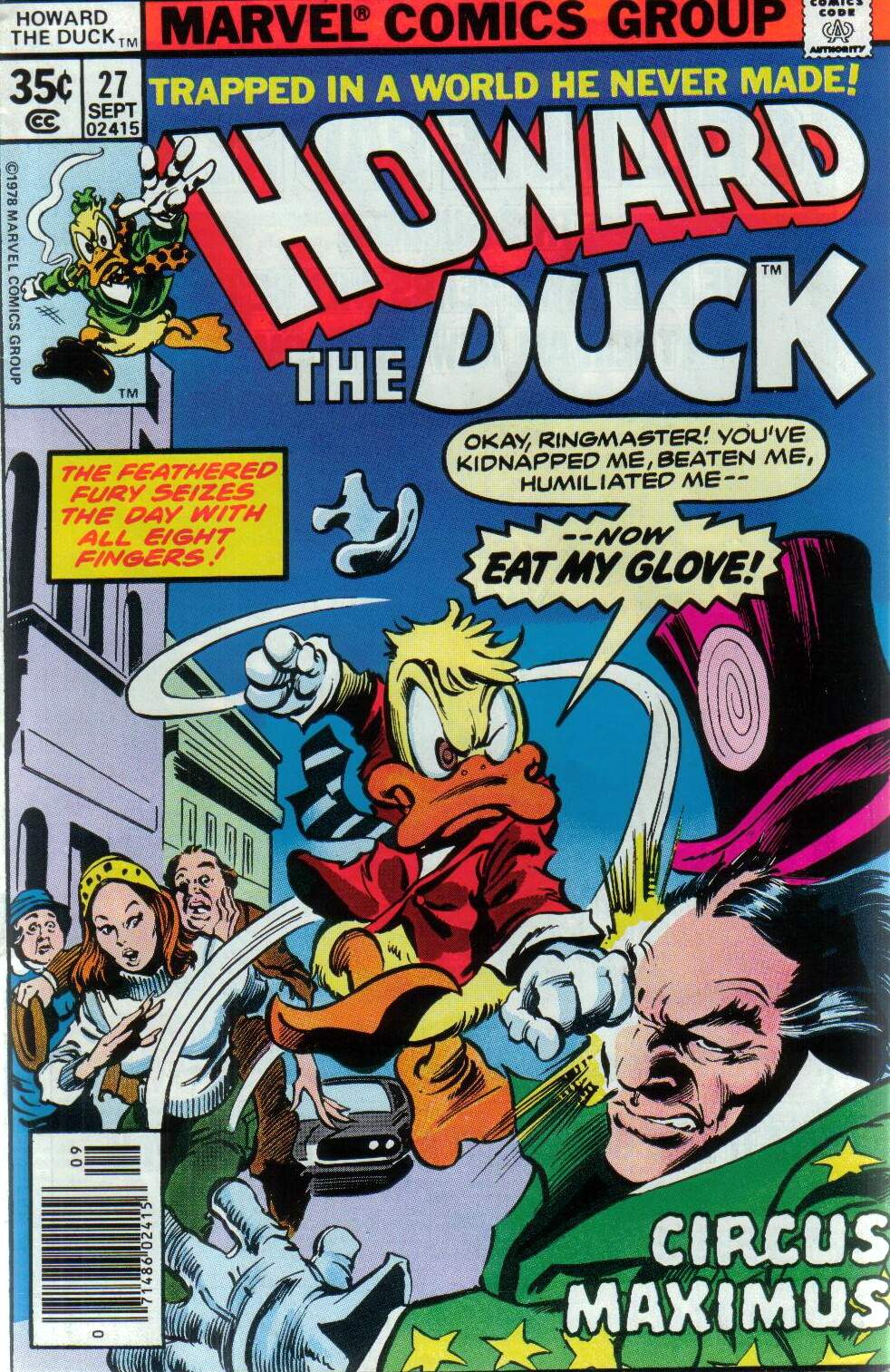 Read online Howard the Duck (1976) comic -  Issue #27 - 1