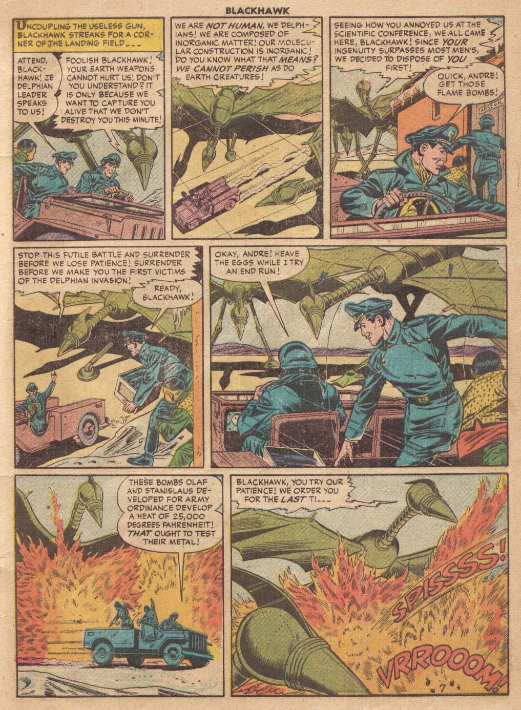 Read online Blackhawk (1957) comic -  Issue #100 - 9