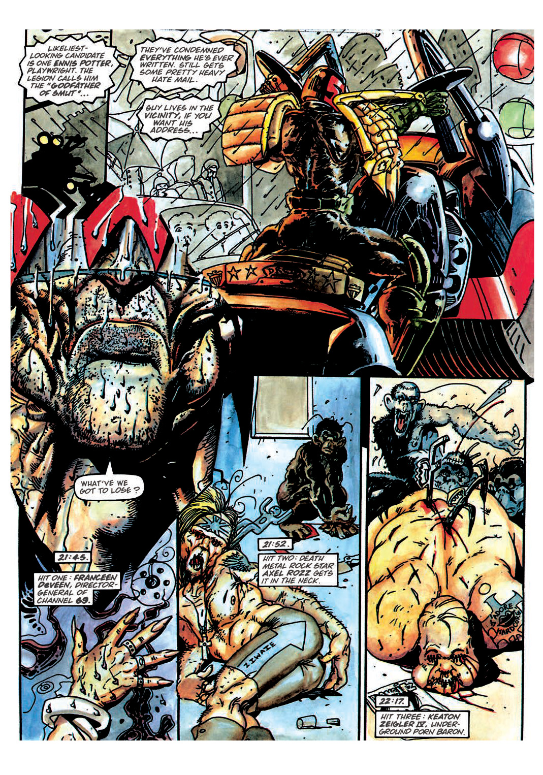 Read online Judge Dredd [Collections - Rebellion] comic -  Issue # TPB Judge Dredd - Heavy Metal Dredd - 85