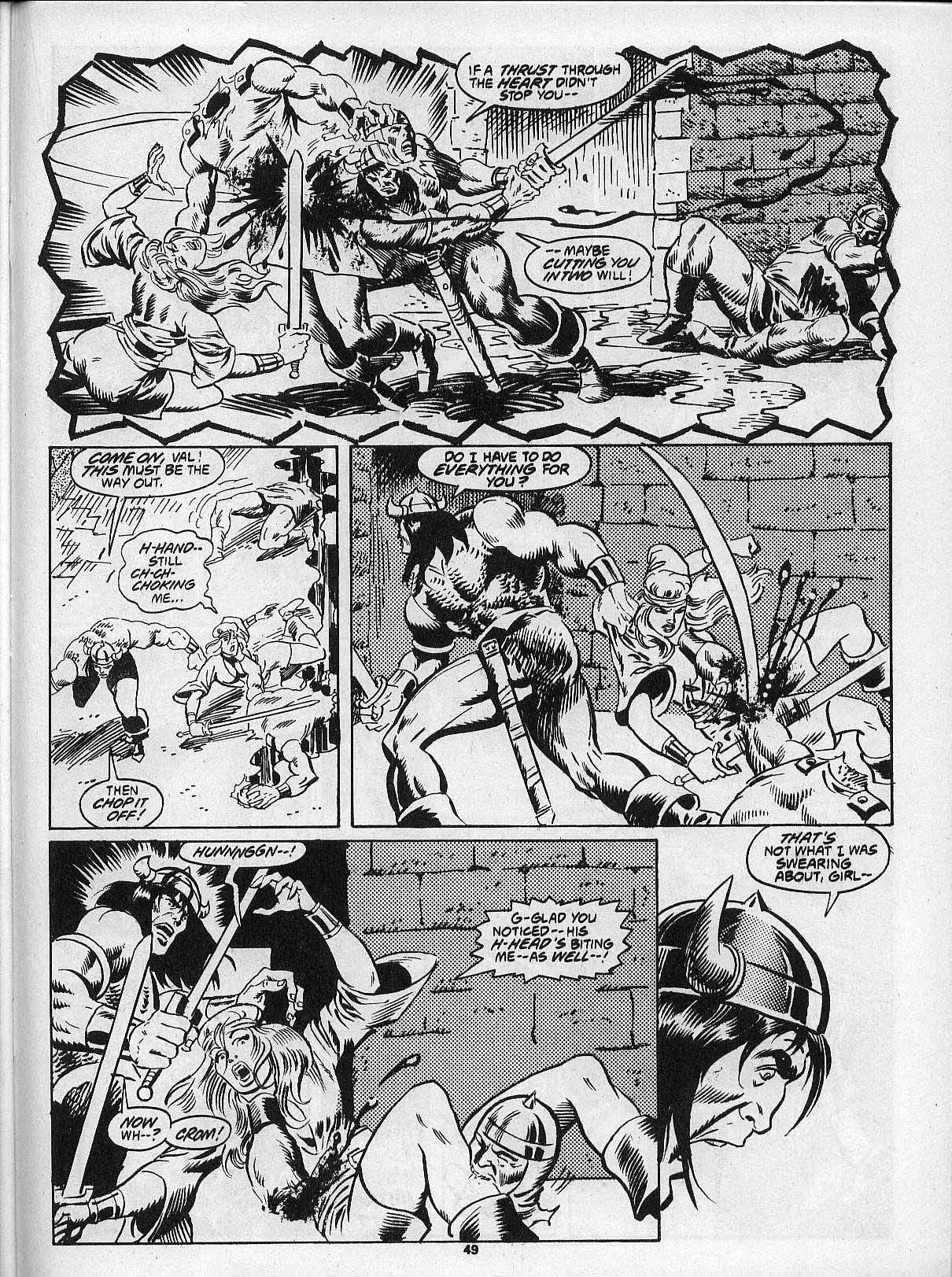 Read online The Savage Sword Of Conan comic -  Issue #201 - 51